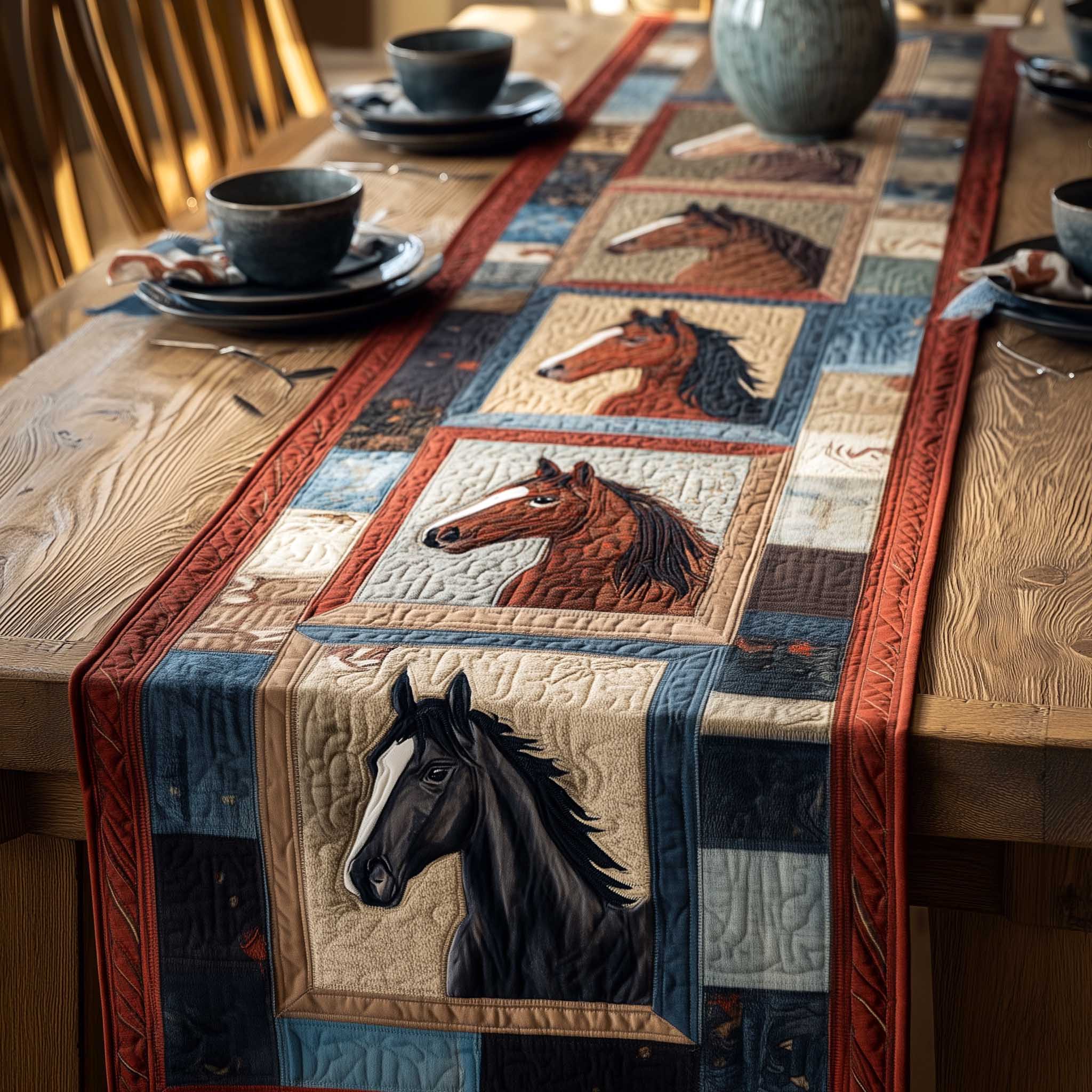 Prairie Spirit Quilted Table Runner GFTOMA9640