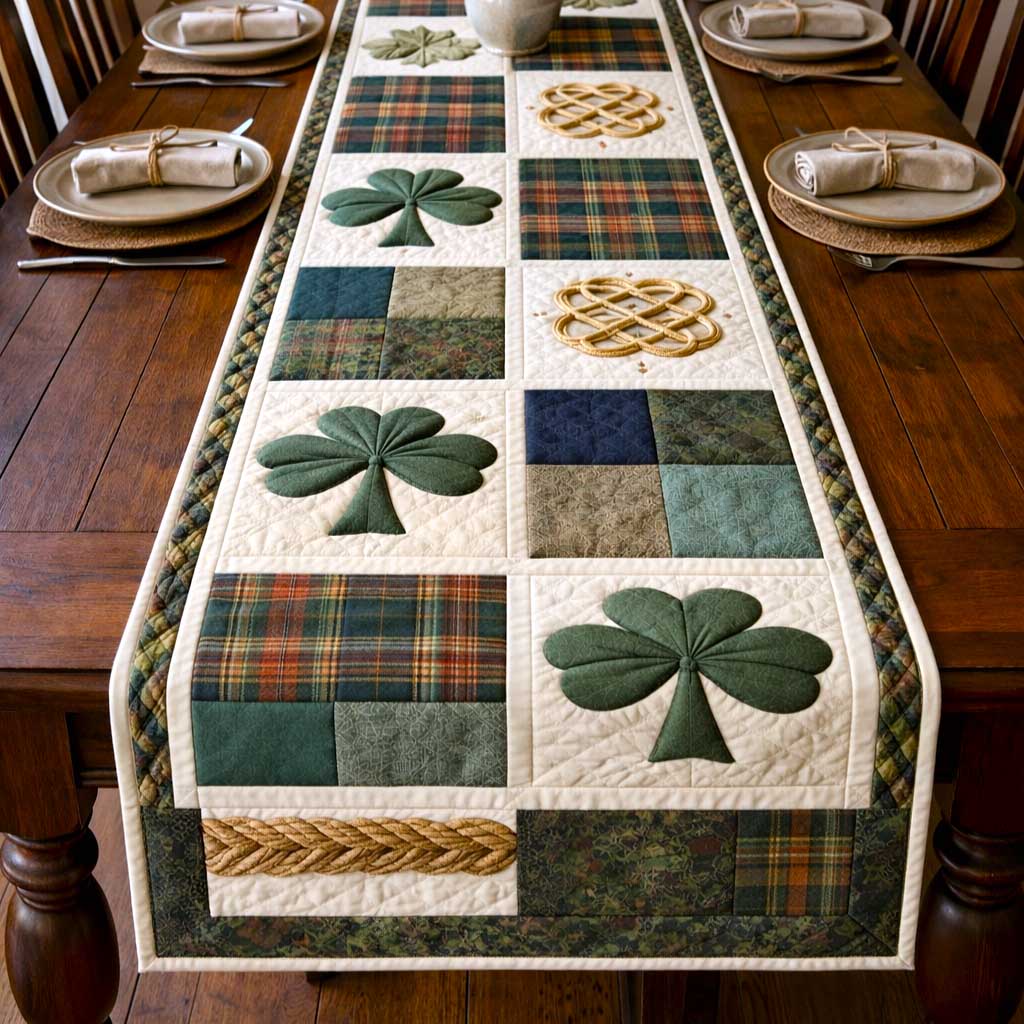 Irish Blessing Quilted Table Runner GFTOMA9646
