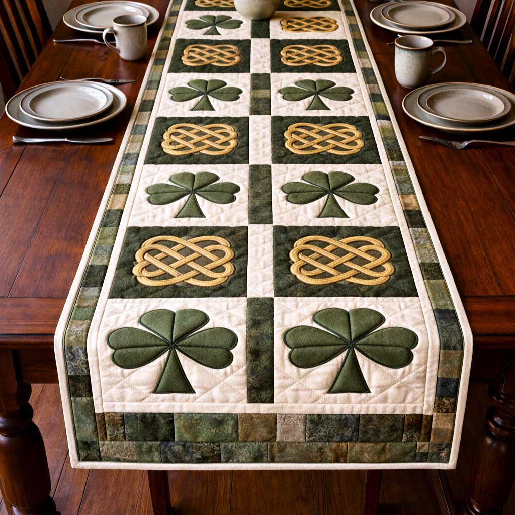 Irish Meadow Quilted Table Runner GFTOMA9647