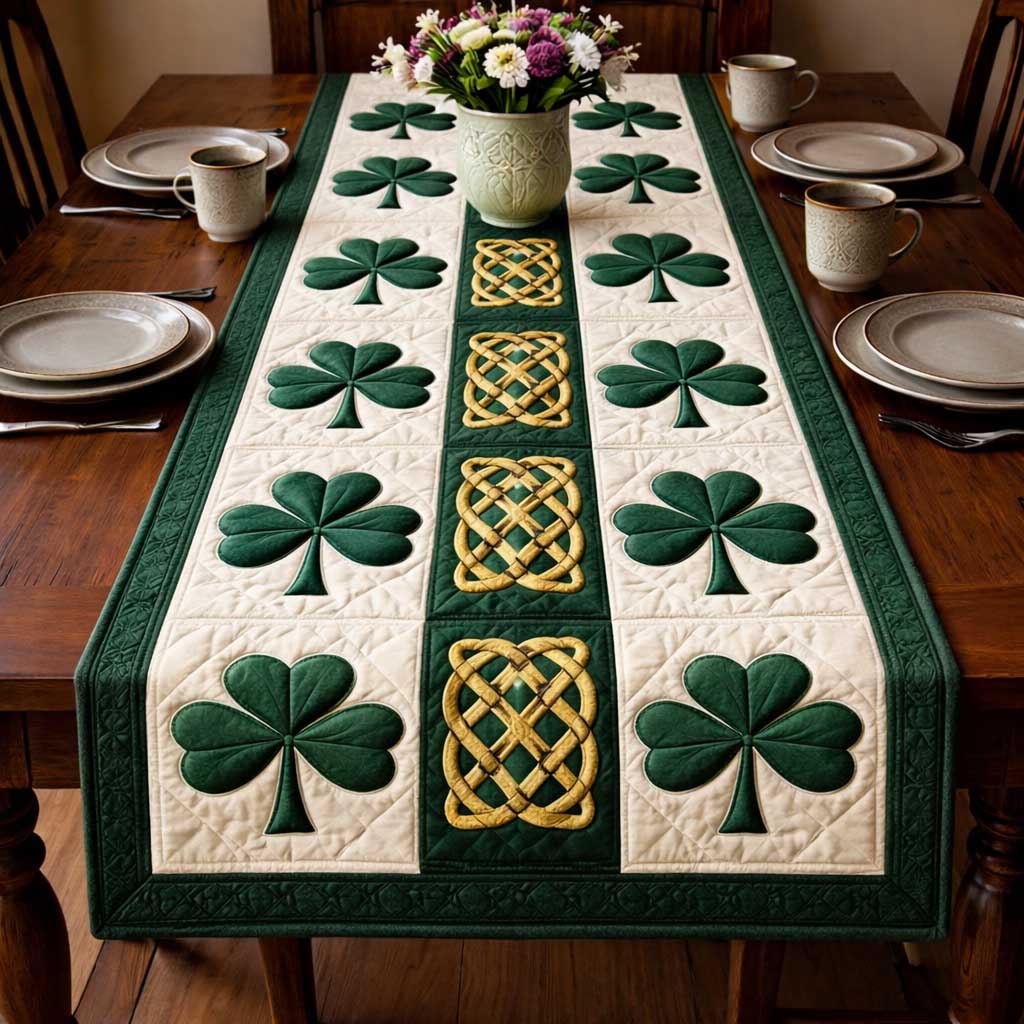 Irish Charm Quilted Table Runner GFTOMA9650