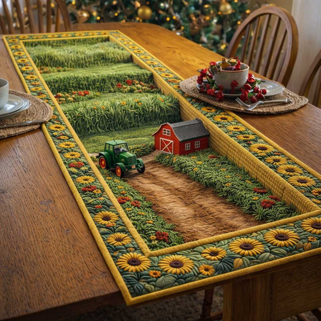 Country Acres Quilted Table Runner GFTOMA9731