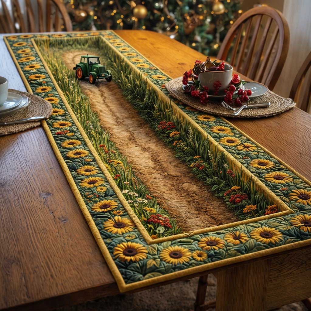 Old Farmstead Quilted Table Runner GFTOMA9733