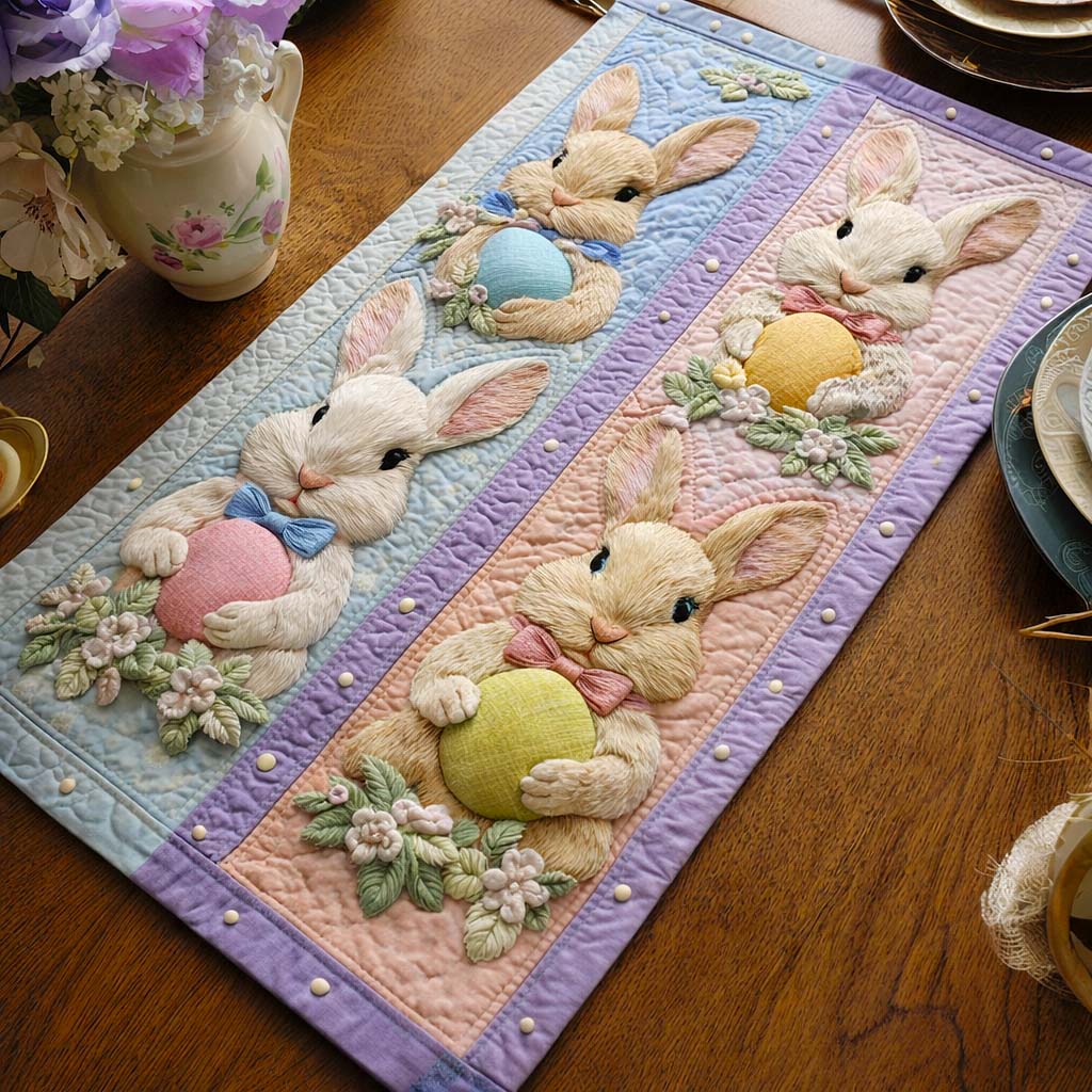 Egg Hunt Quilted Table Runner GFTOMA9854