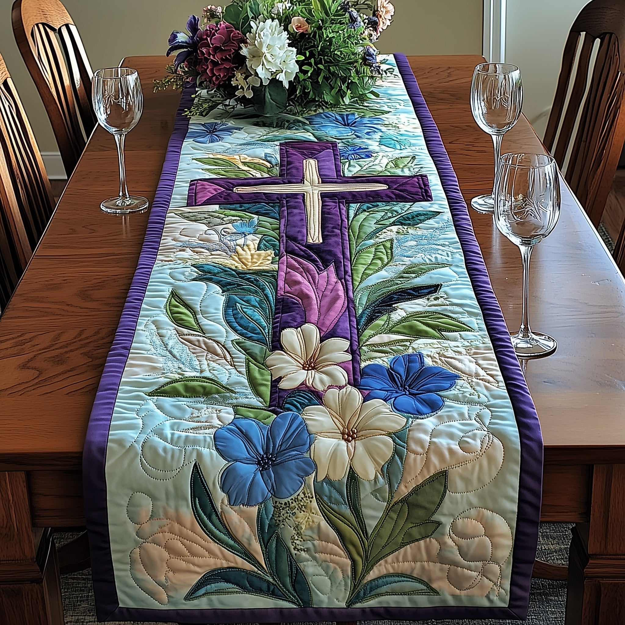 Easter Grace Quilted Table Runner GFTONL2930