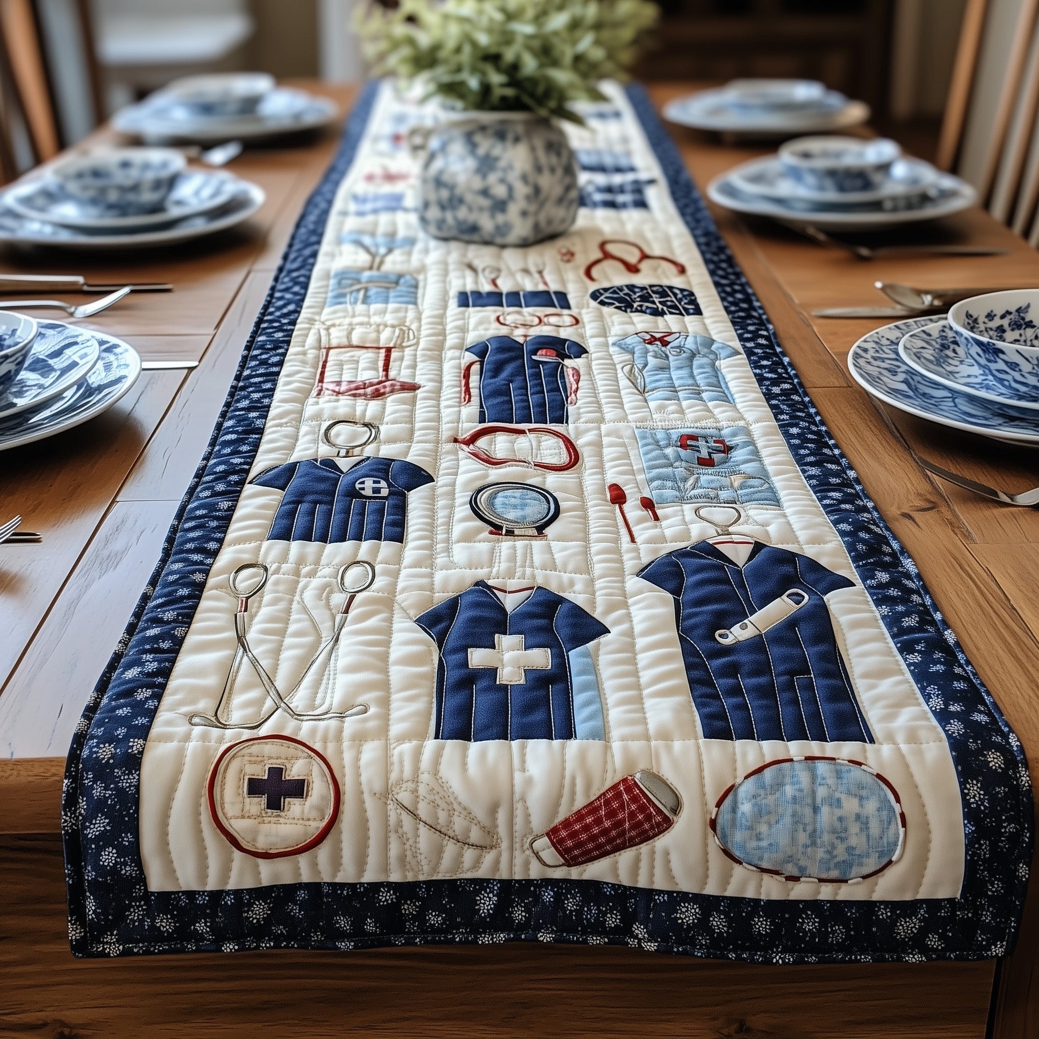 Nurse Life Quilted Table Runner GFTONL4230