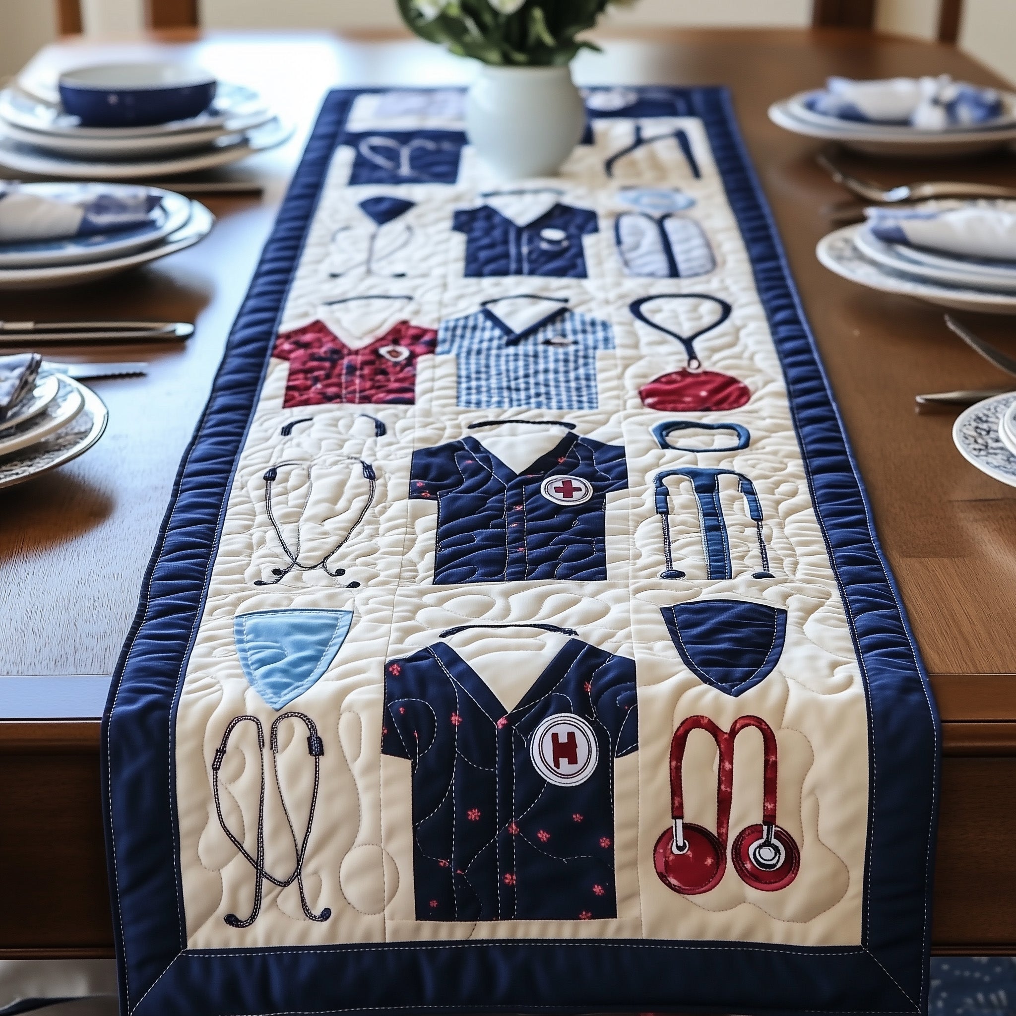 Nurse Life Quilted Table Runner GFTONL4231