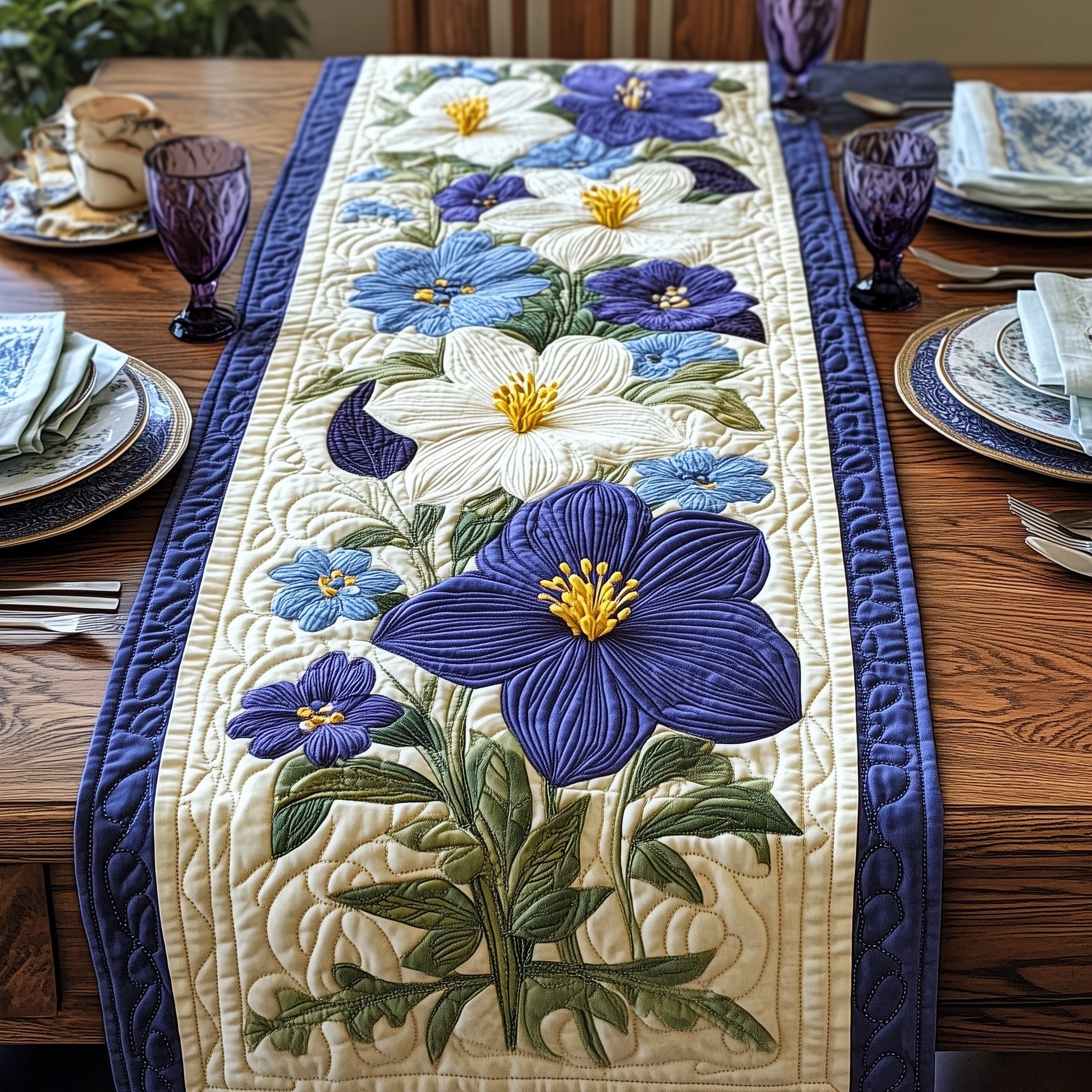Columbine Haven Quilted Table Runner GFTONL4270
