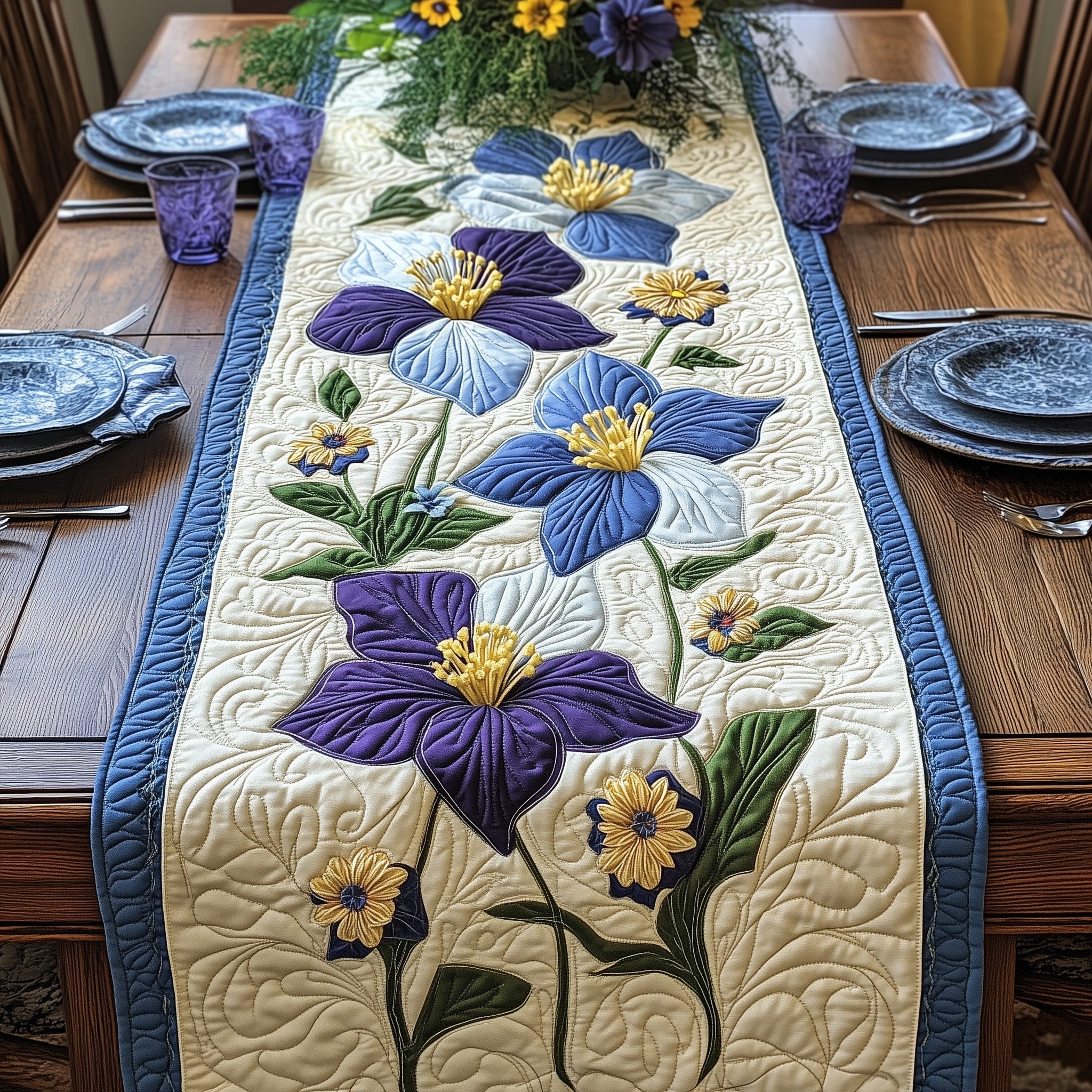 Columbine Haven Quilted Table Runner GFTONL4271