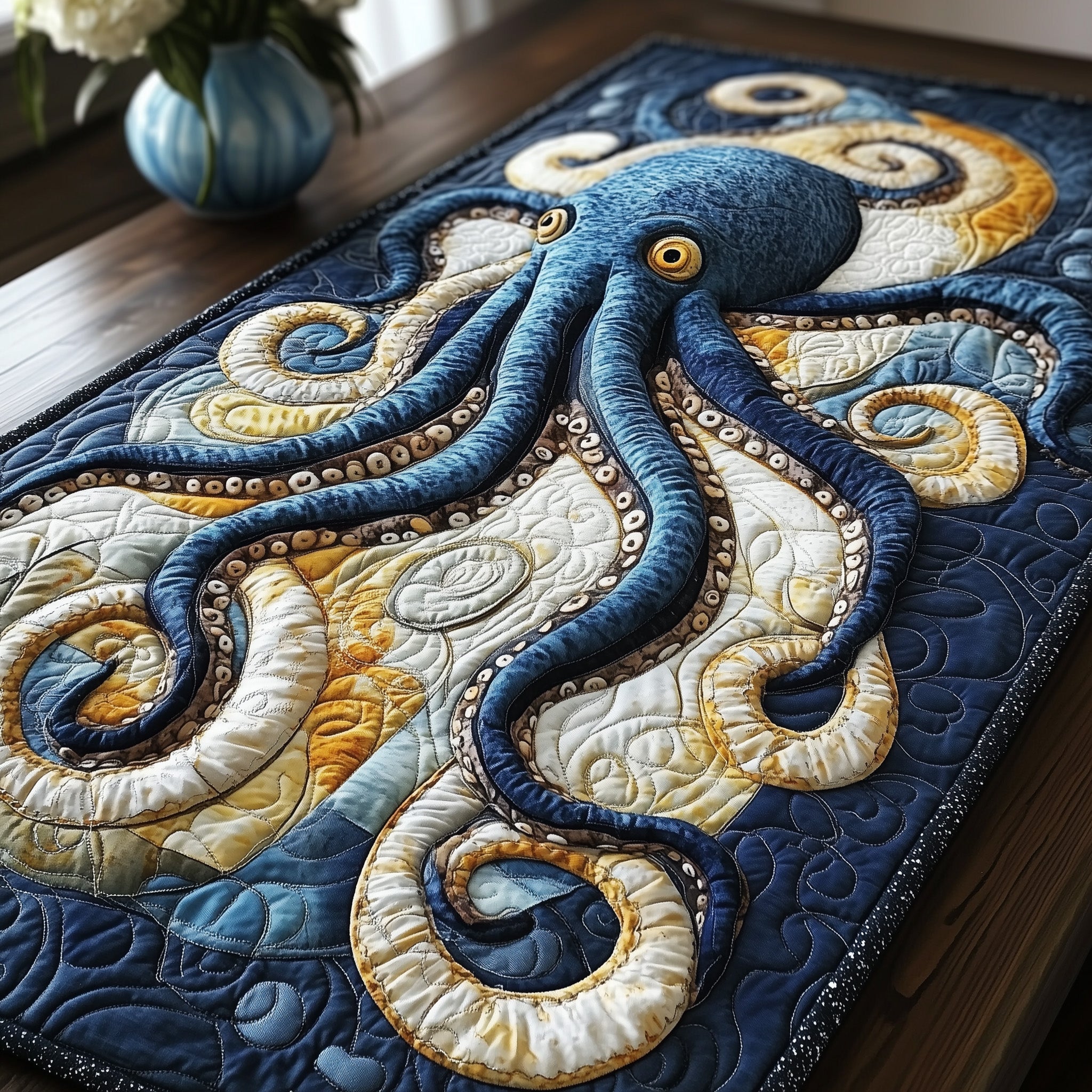 Octopus Quilted Table Runner GFTONL4391