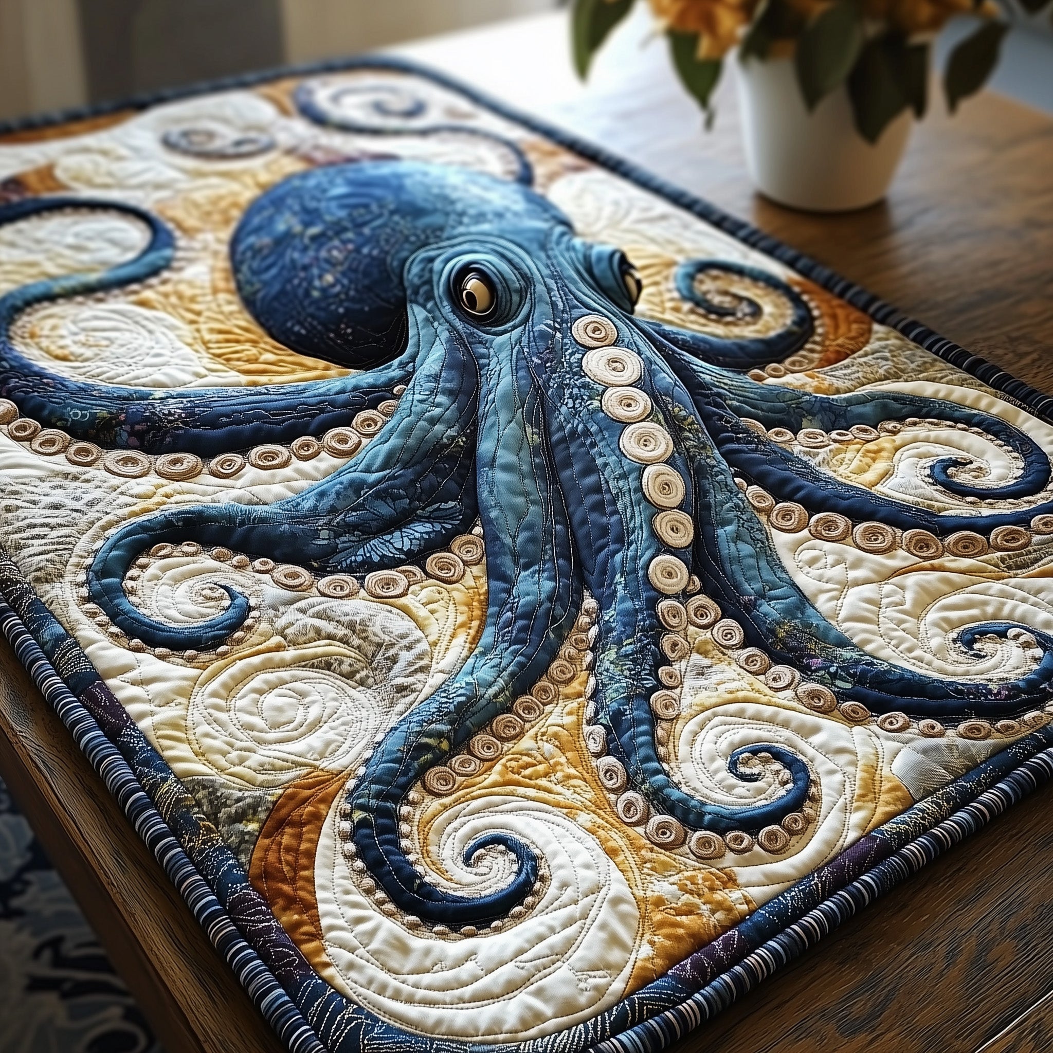 Octopus Quilted Table Runner GFTONL4392