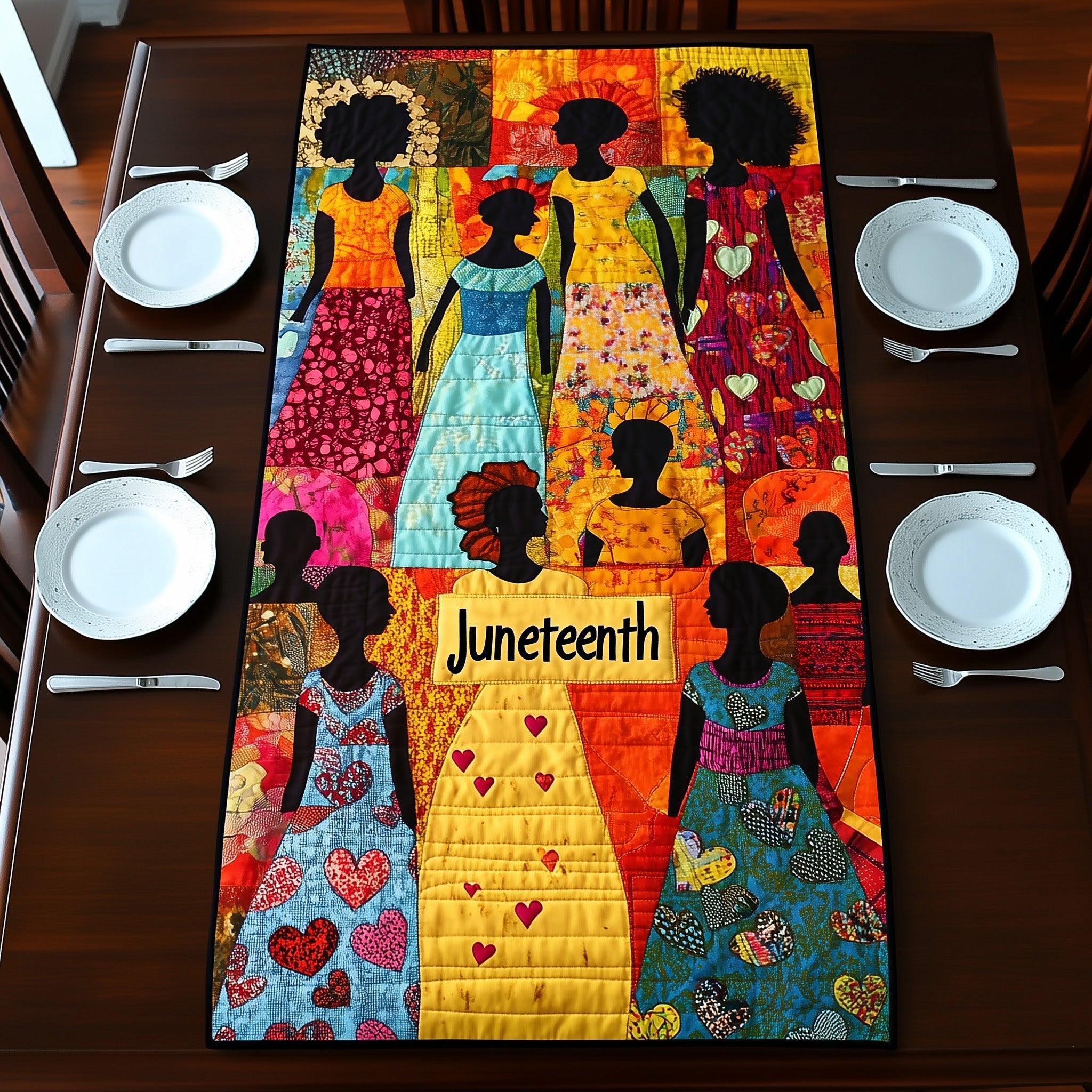 Proud Juneteenth Quilted Table Runner GFTONL4459