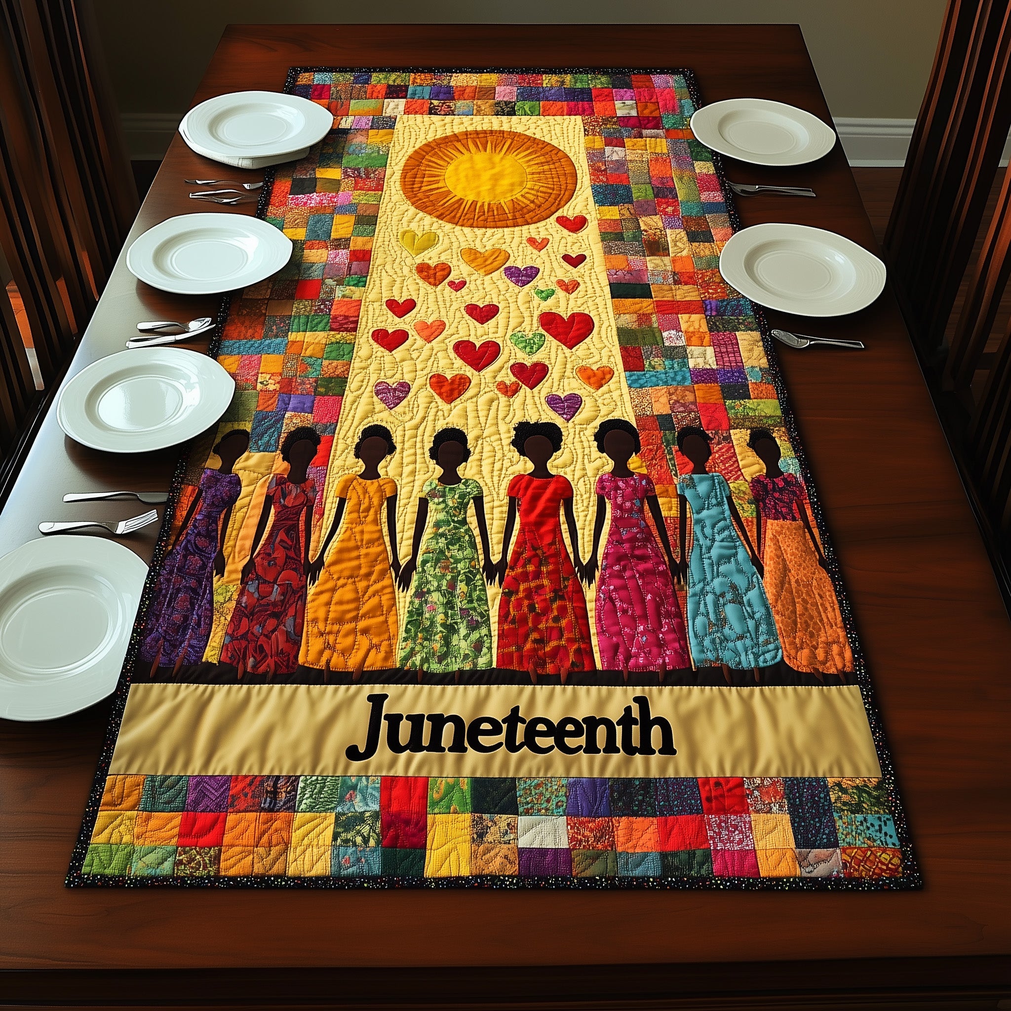 Proud Juneteenth Quilted Table Runner GFTONL4460