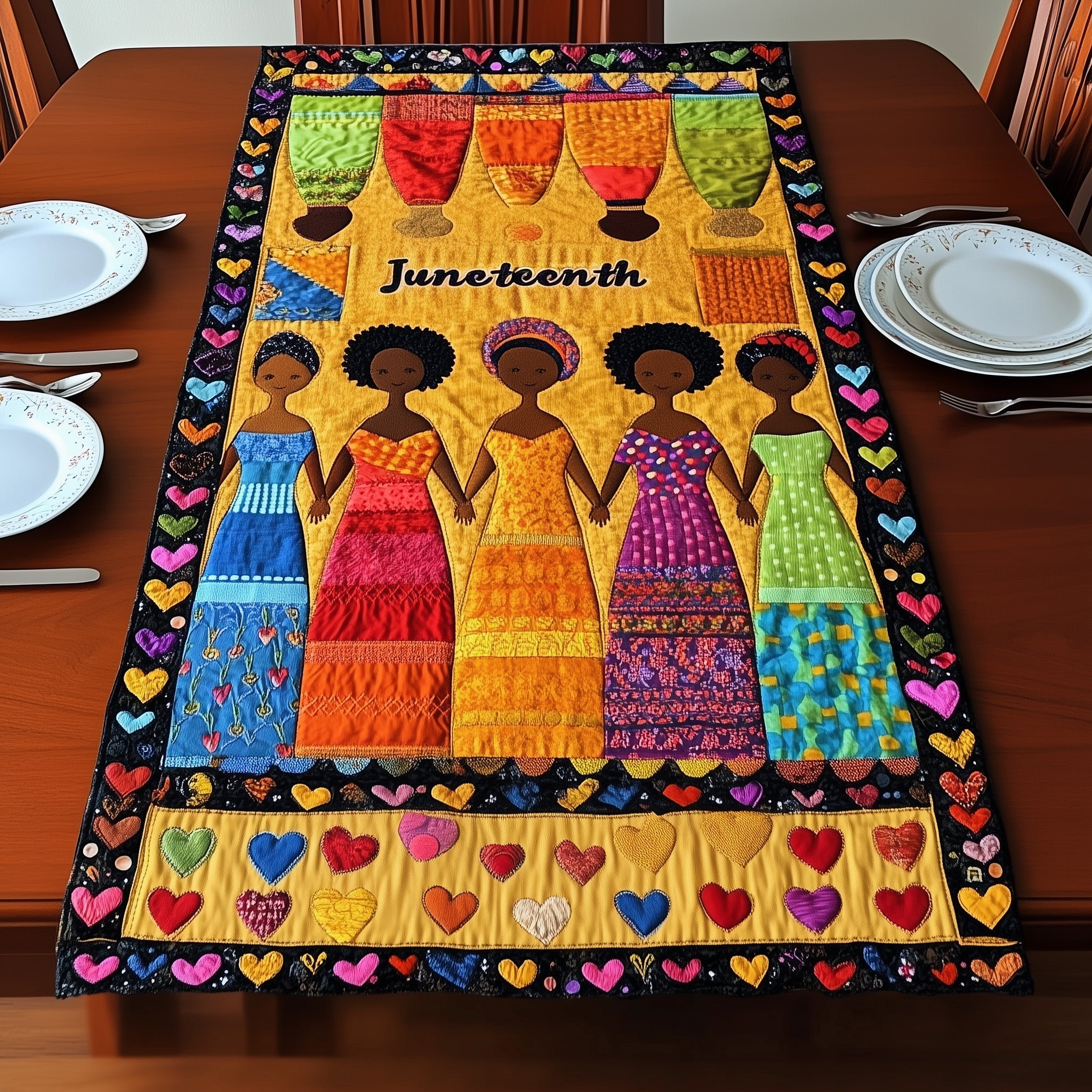 Proud Heritage Quilted Table Runner GFTONL4462