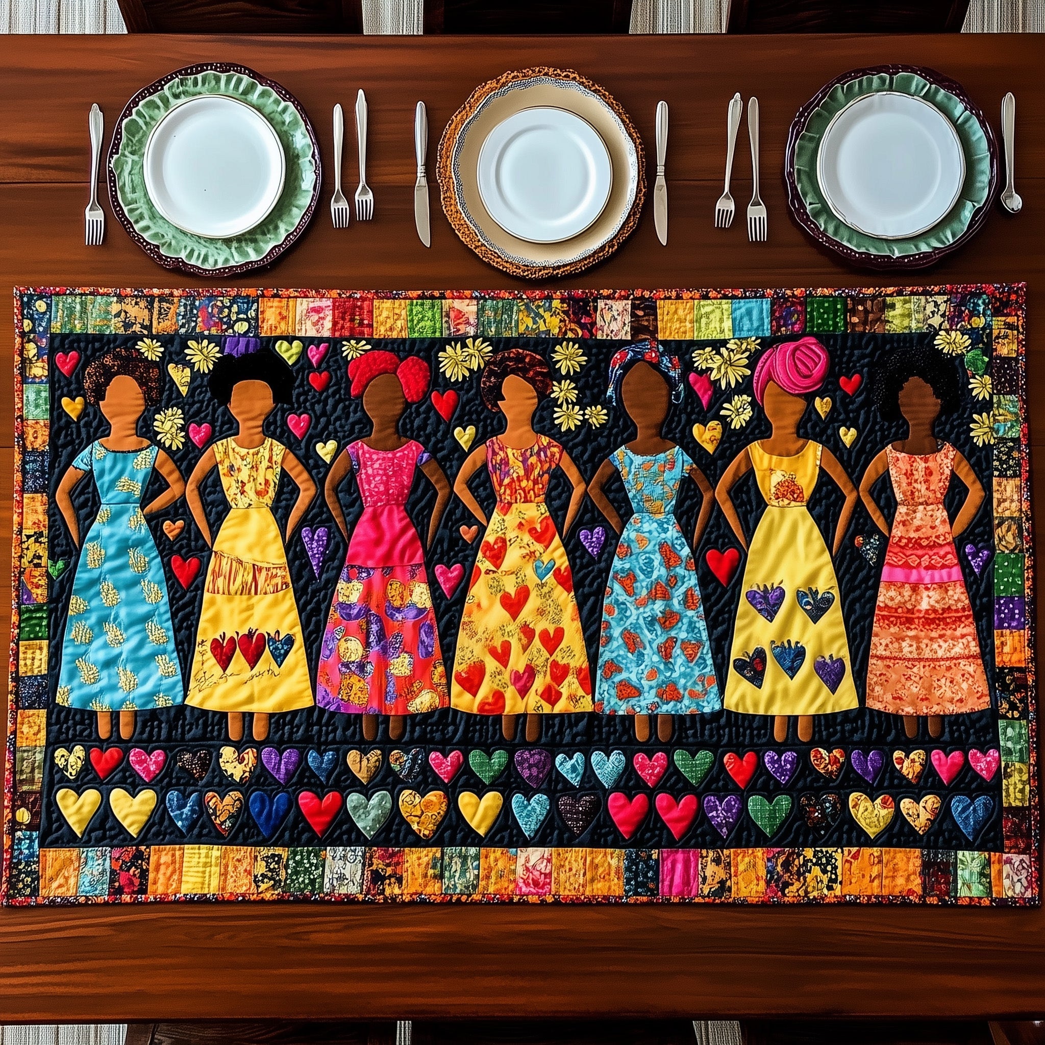 Proud Heritage Quilted Table Runner GFTONL4463