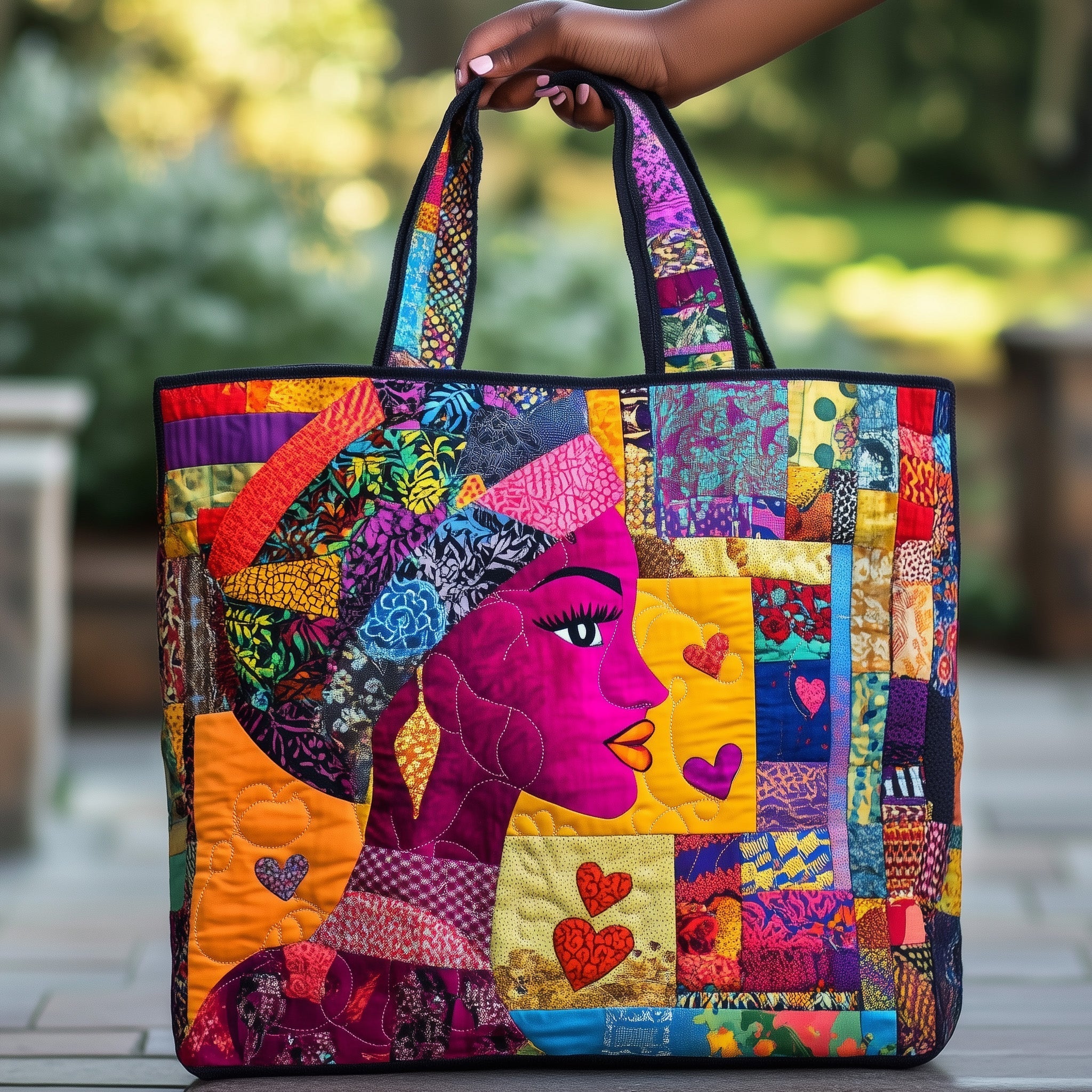 Powerful Queen Quilted Tote Bag GFTONL4495