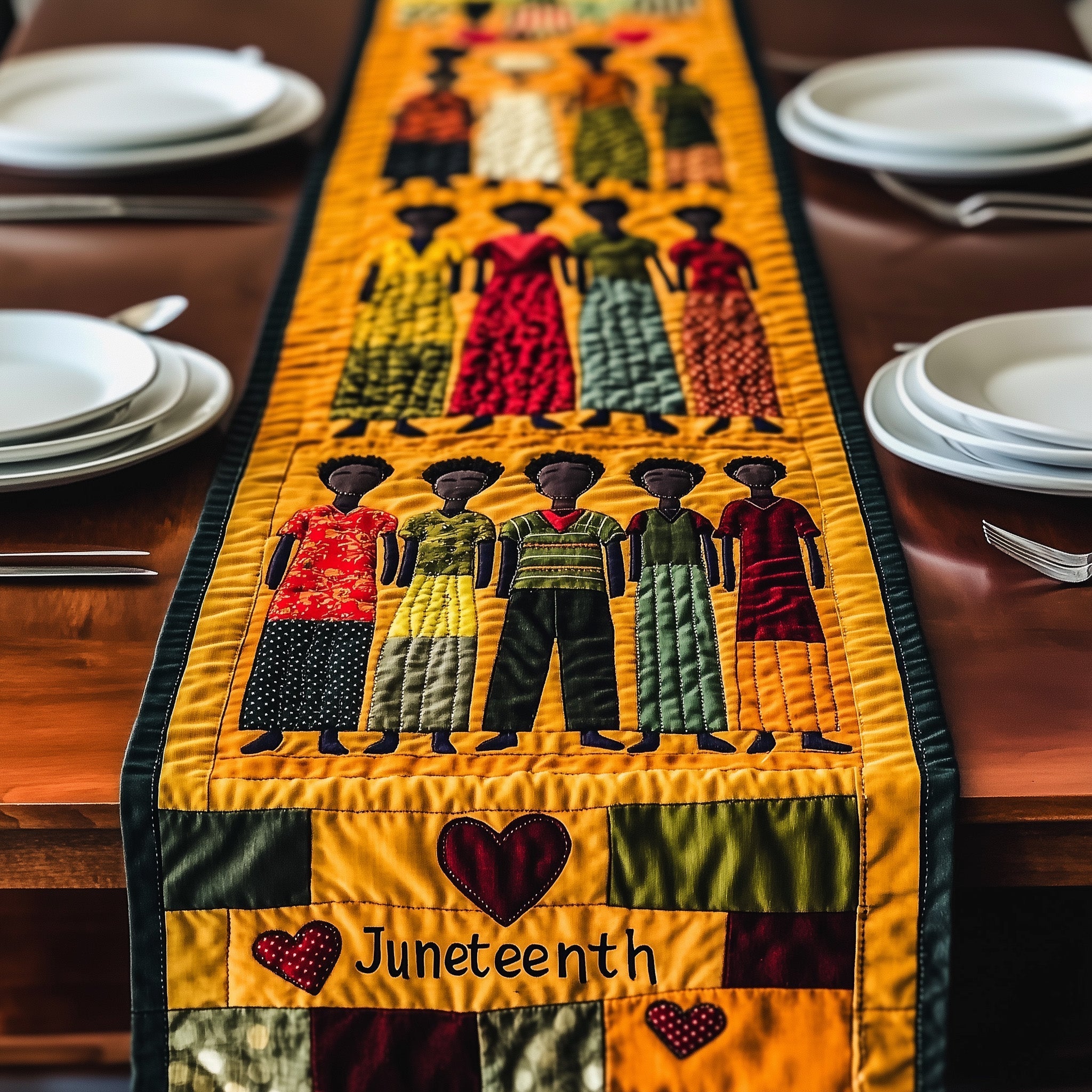 Melanin Majesty Quilted Table Runner GFTONL4526