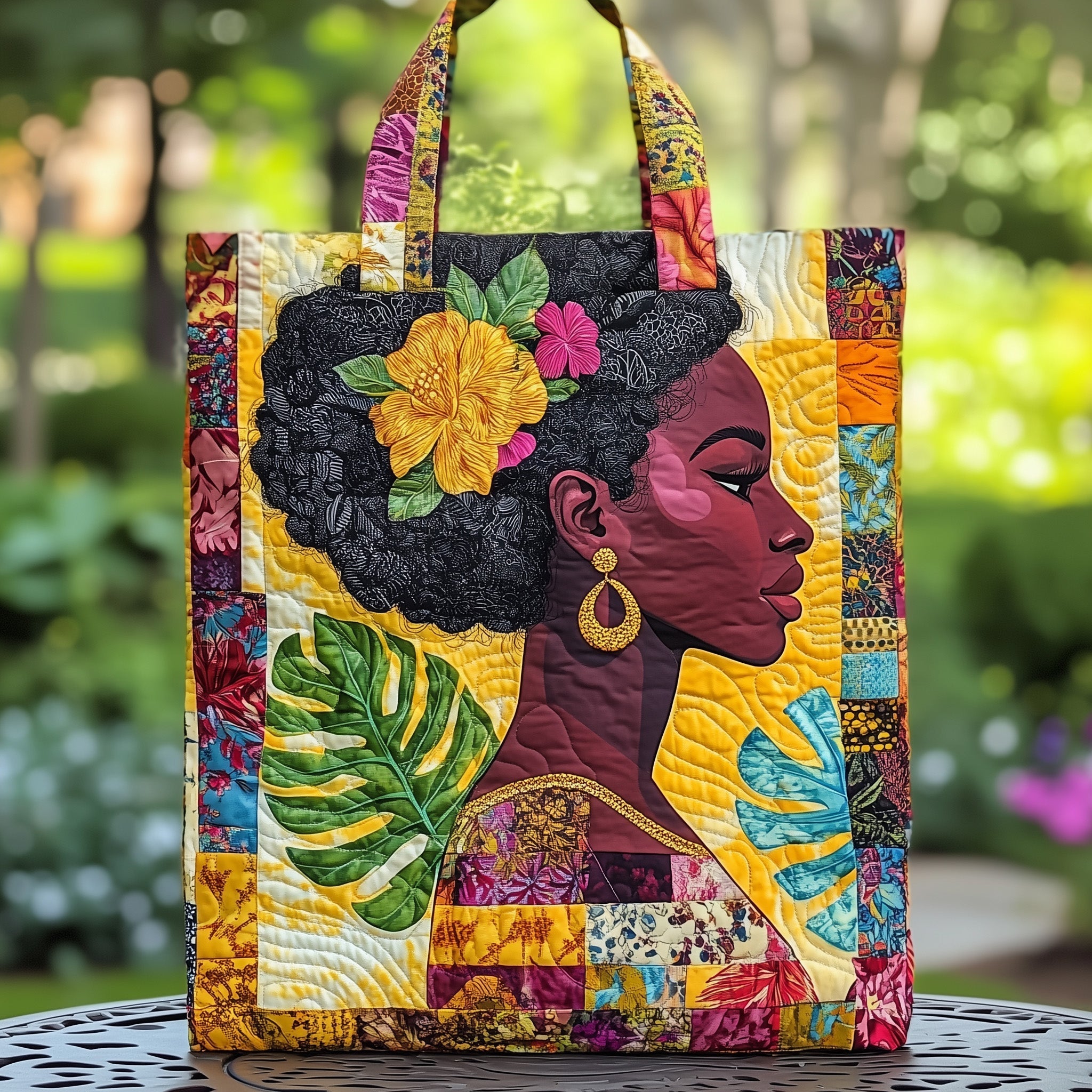 Majesty Queen Quilted Tote Bag GFTONL4593