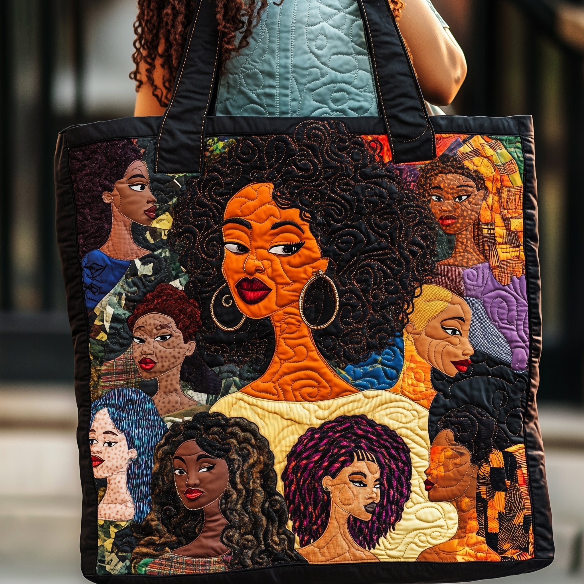 Melanin Magic  Quilted Tote Bag GFTONL4600
