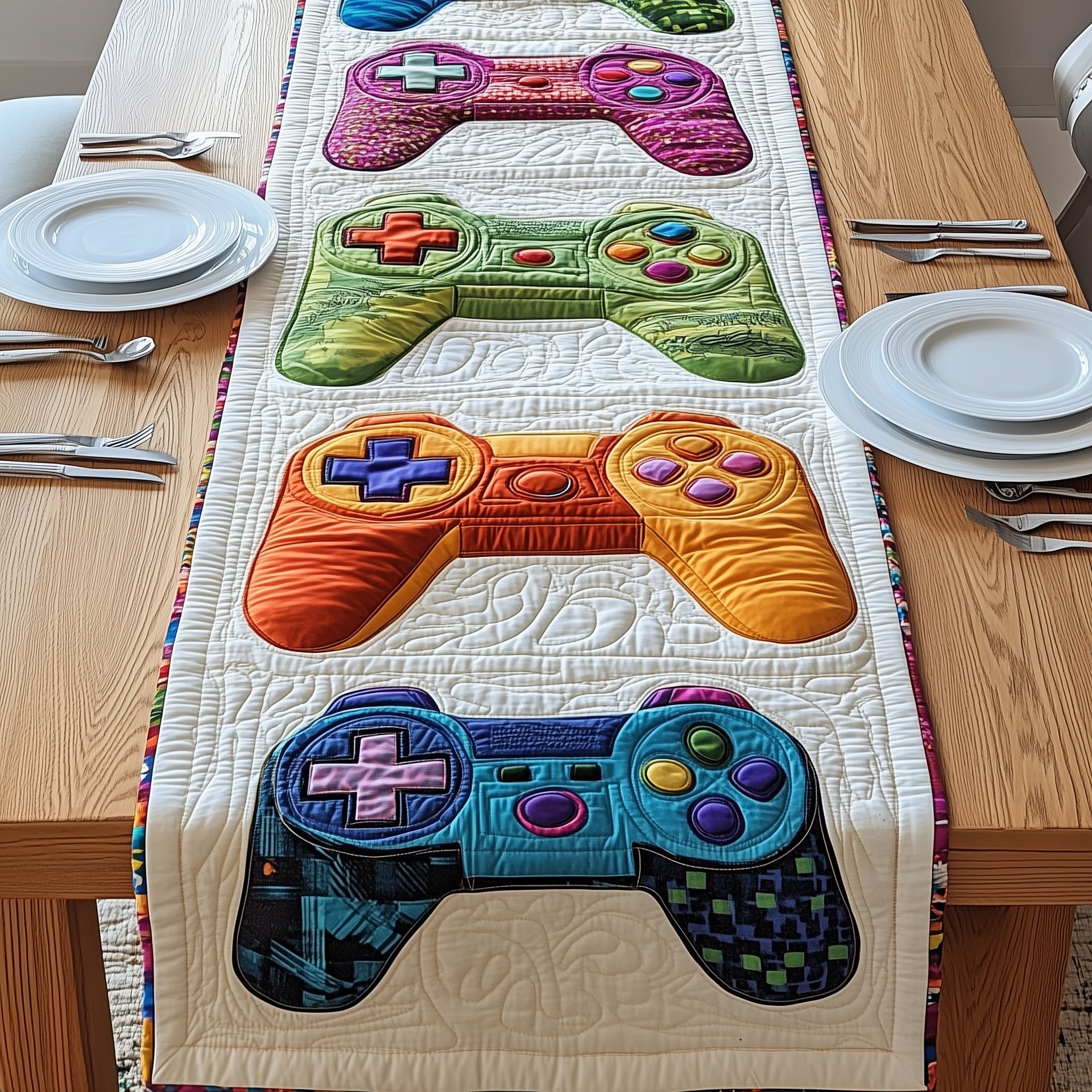 Gamer Fun Quilted Table Runner GFTONL4617