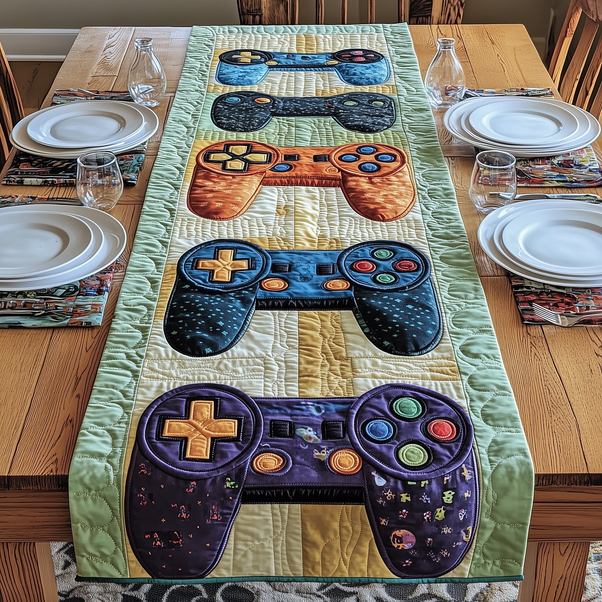 Gamer Fun Quilted Table Runner GFTONL4619