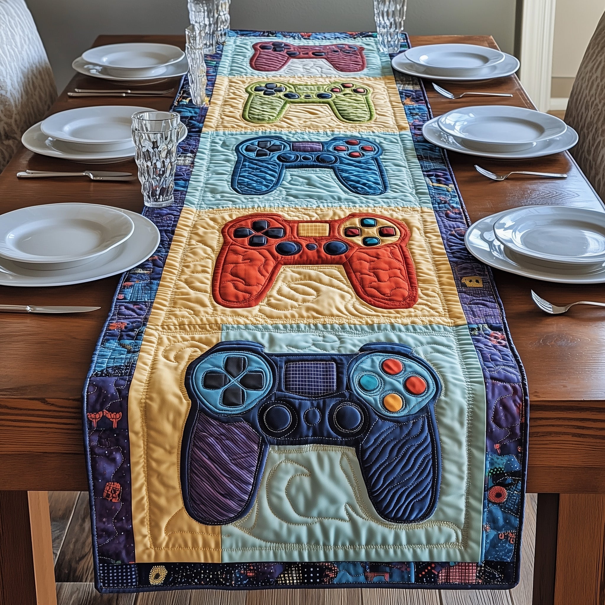 Gamer Fun Quilted Table Runner GFTONL4620