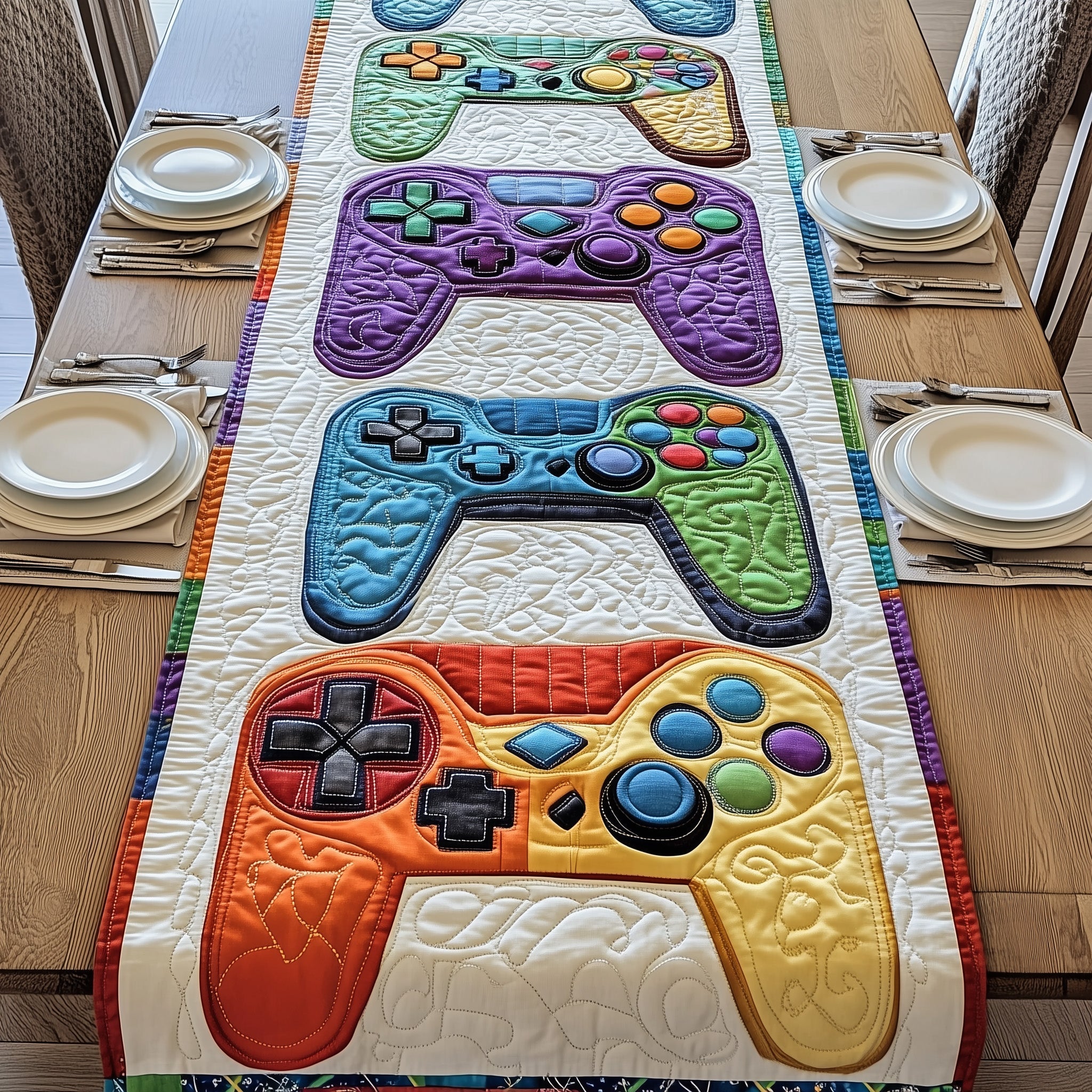 Gamer Fun Quilted Table Runner GFTONL4621