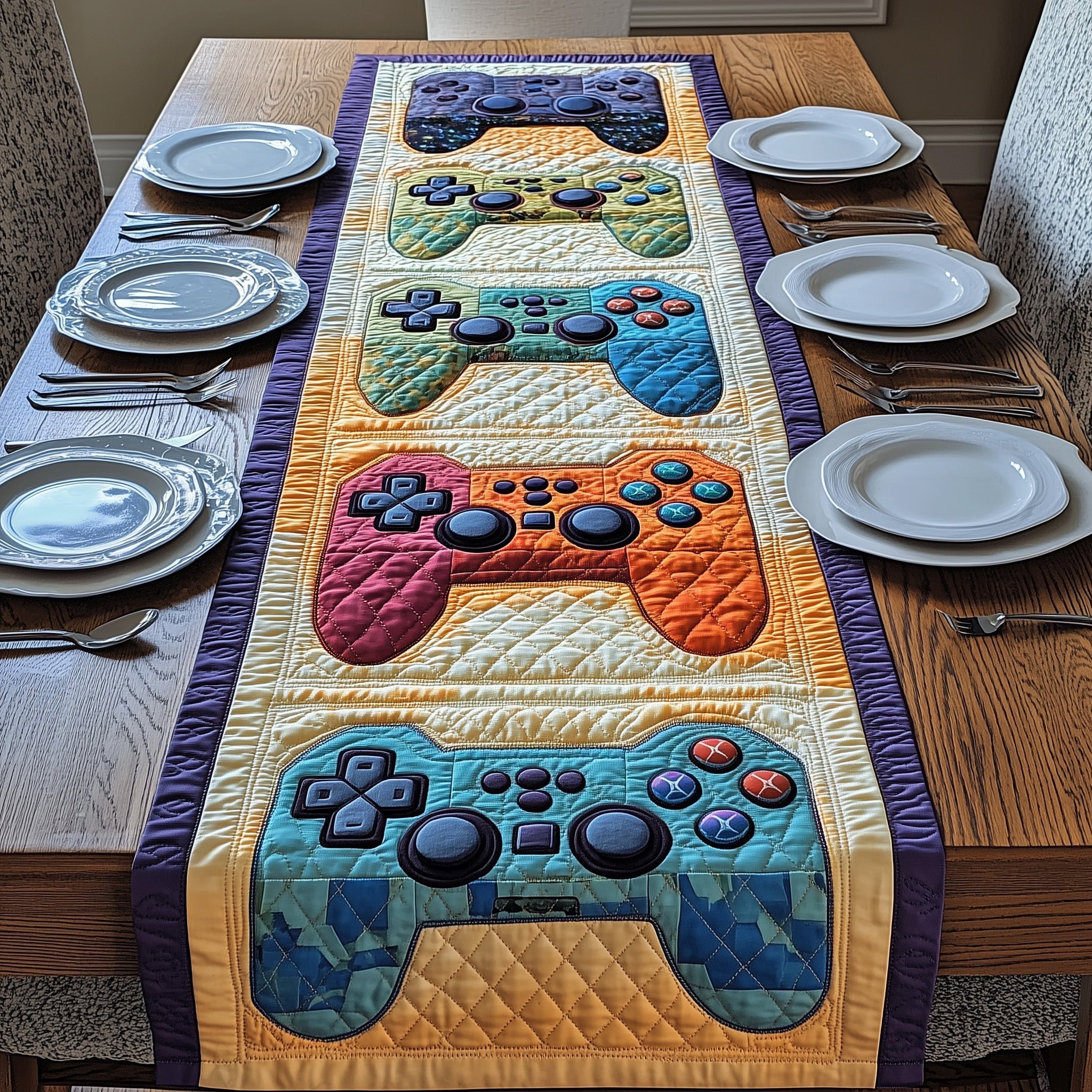 Joyful Gaming Quilted Table Runner GFTONL4627