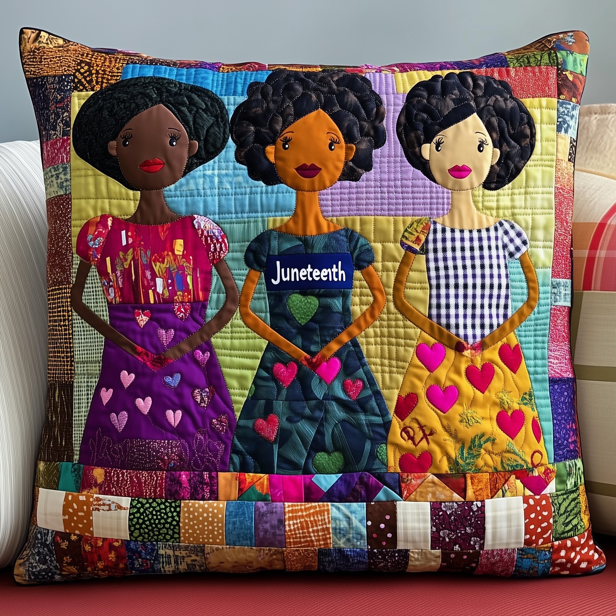 Junteenth Quilted Pillow Case GFTONL4641
