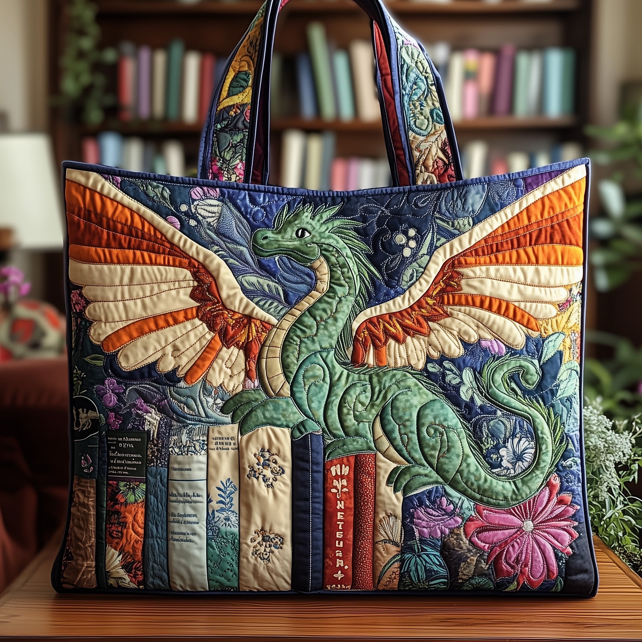 Treasure Guardian Quilted Tote Bag GFTONL4885