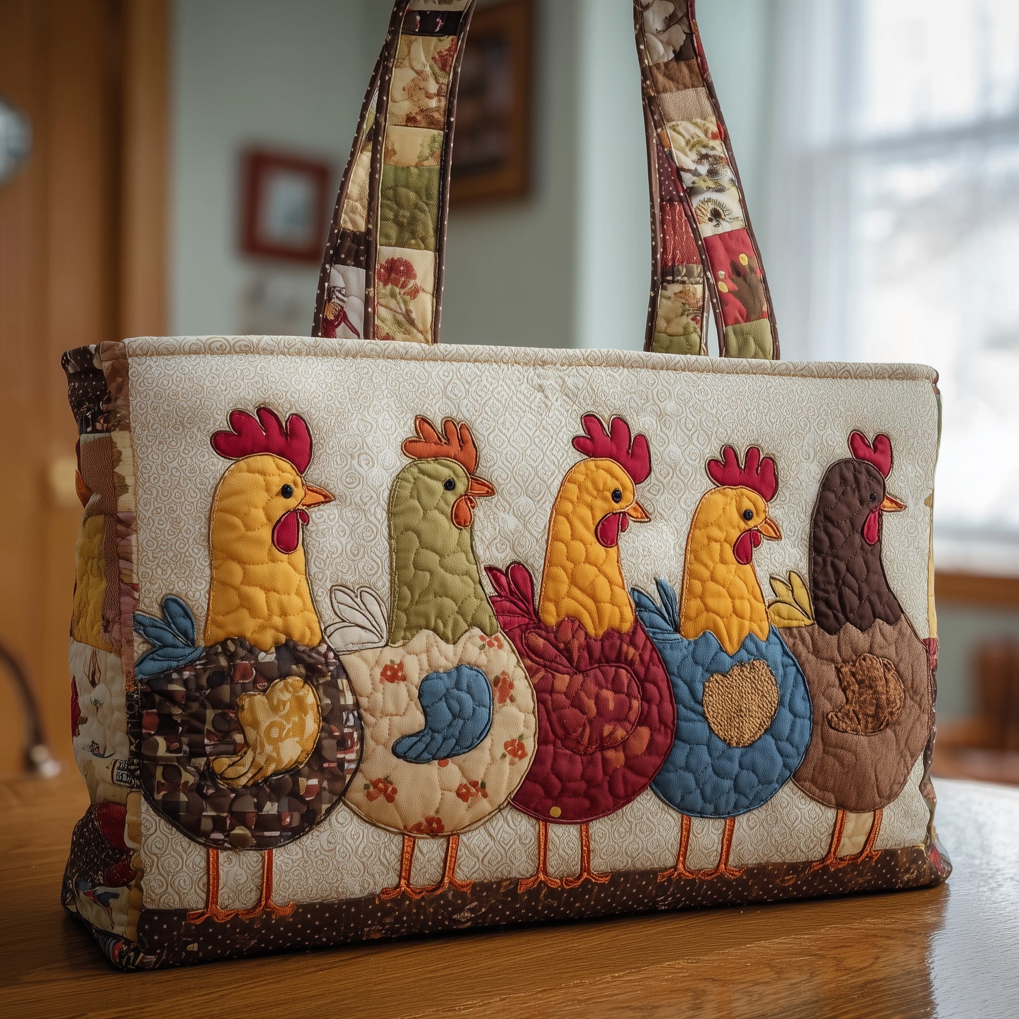 Chicken  Quilted Tote Bag GFTONL5270