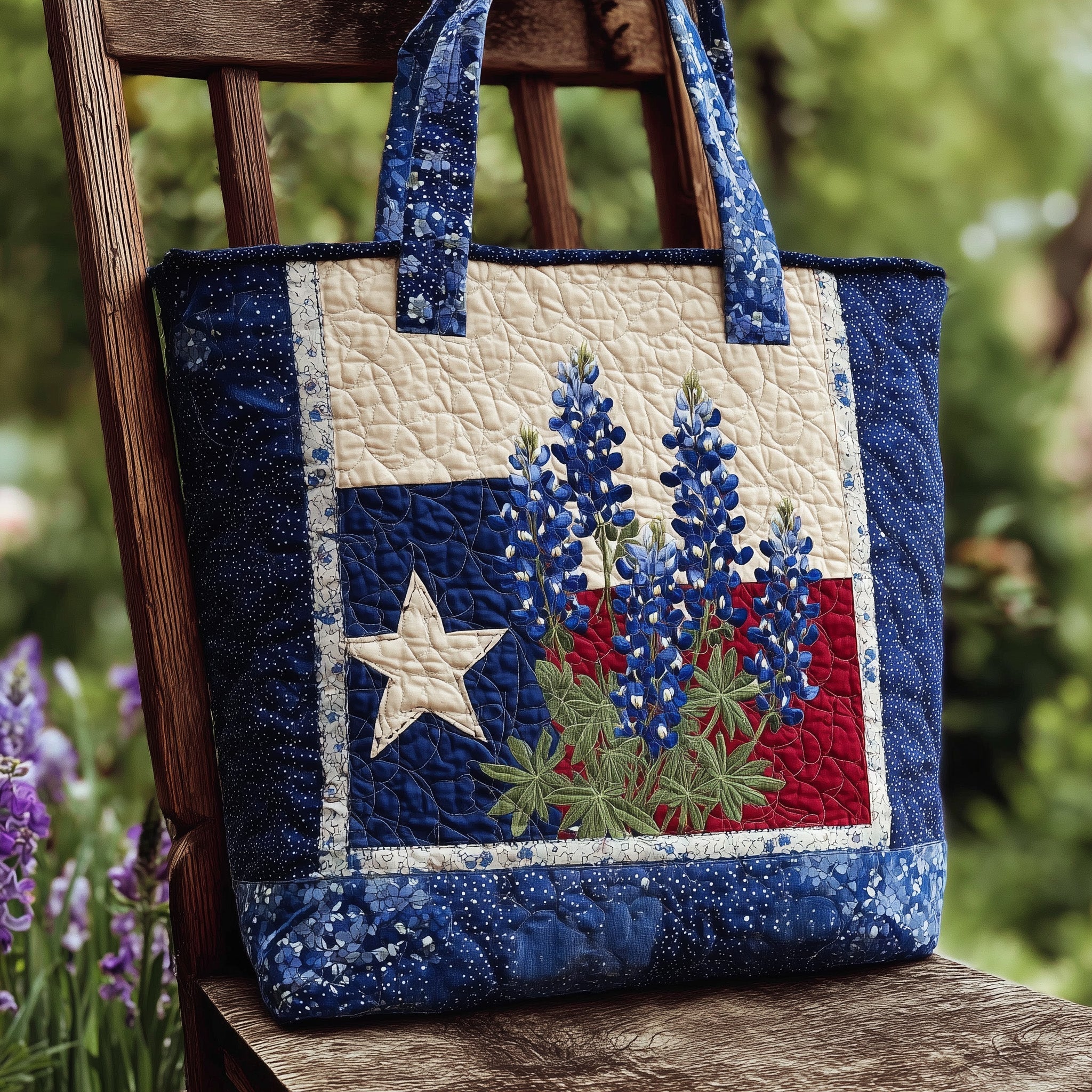 Texas Pride Quilted Tote Bag GFTONL5311