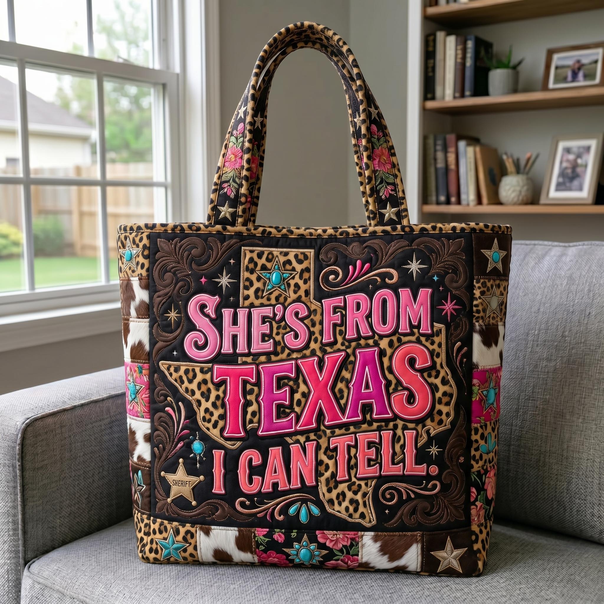 Texas Pride Quilted Tote Bag GFTONMU672
