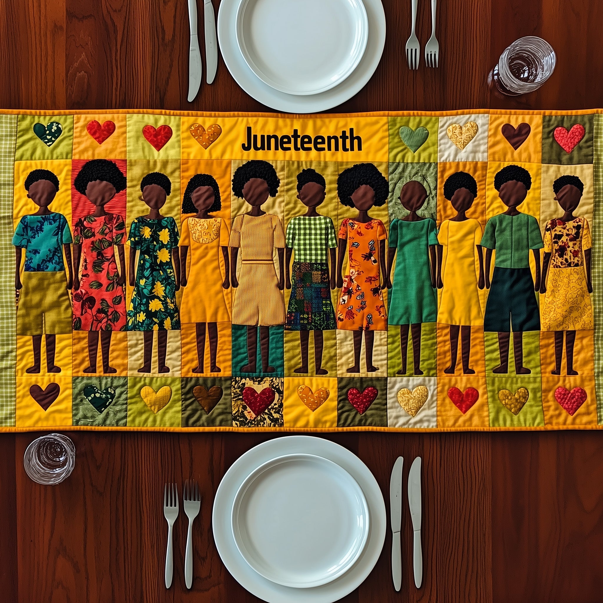 Soulbound Roots Quilted Table Runner GFTONT099