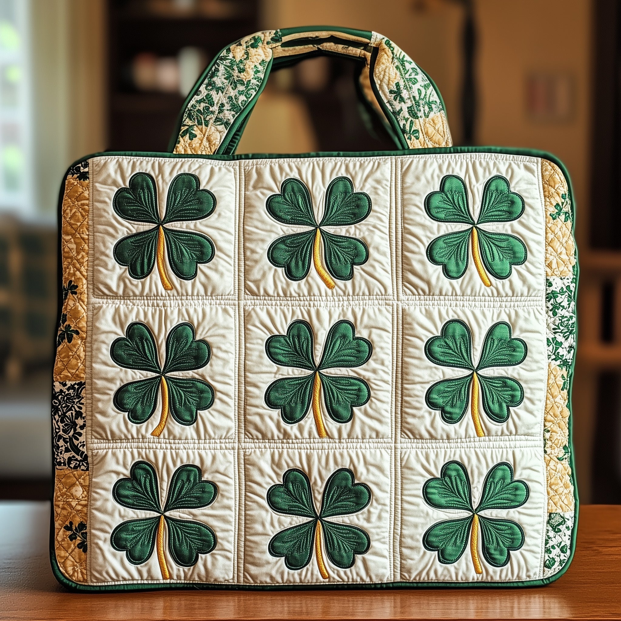 Tales of Clover Quilted Tote Bag GFTONT1083