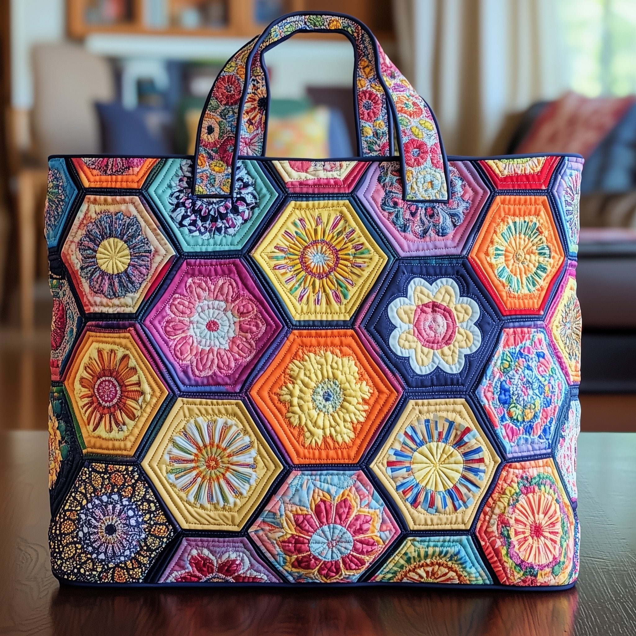 Mandala Quilted Tote Bag GFTONT1183