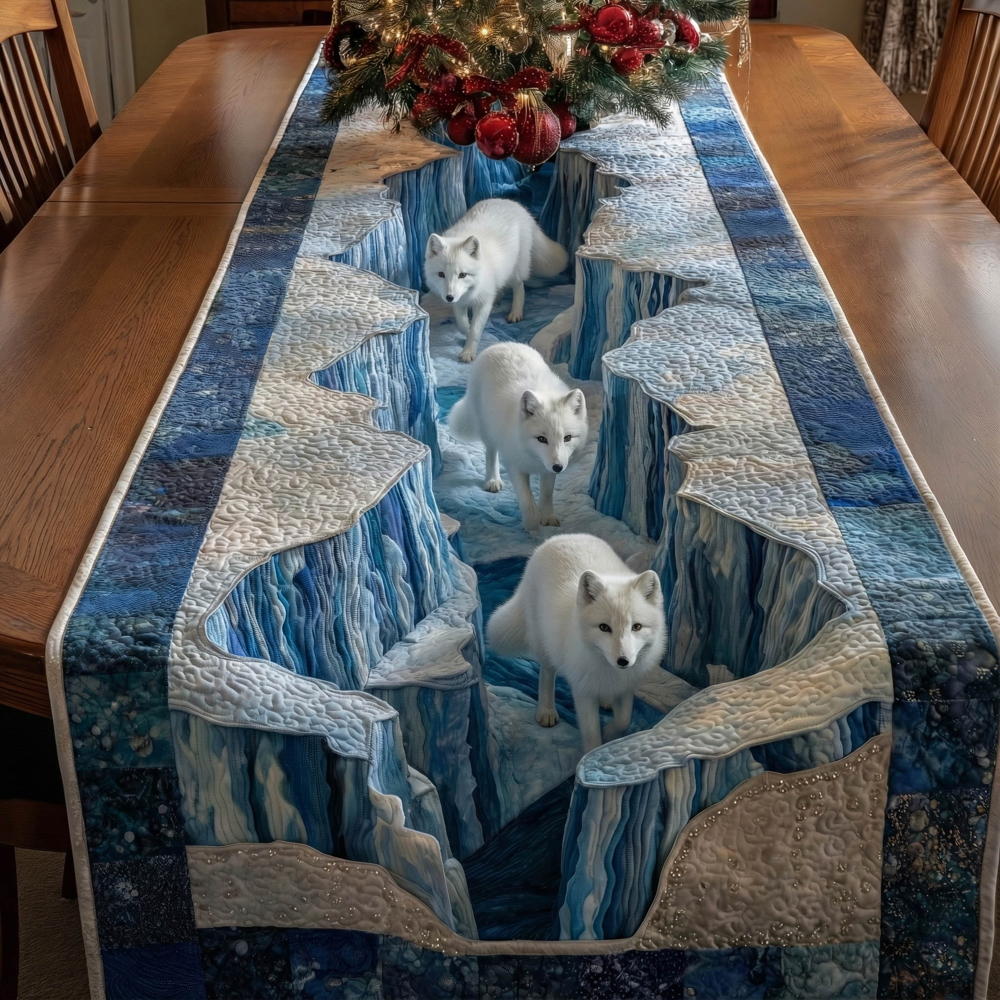 Winter Spirit Quilted Table Runner GFTONT5889
