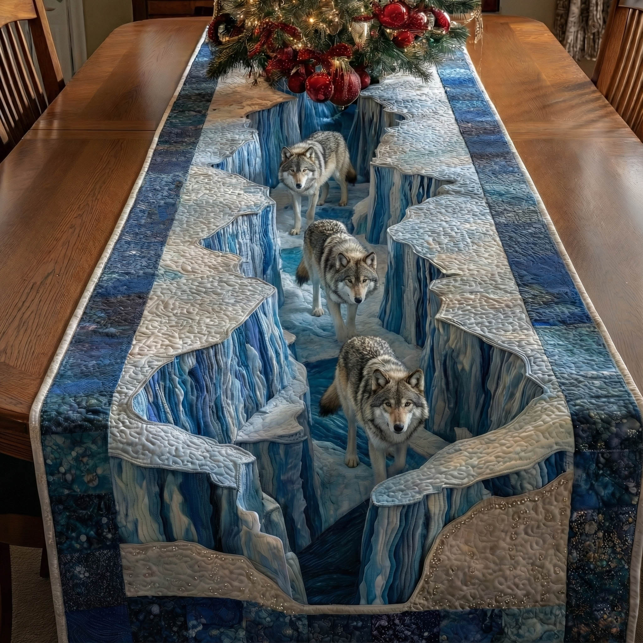 Winter Spirit Quilted Table Runner GFTONT5891