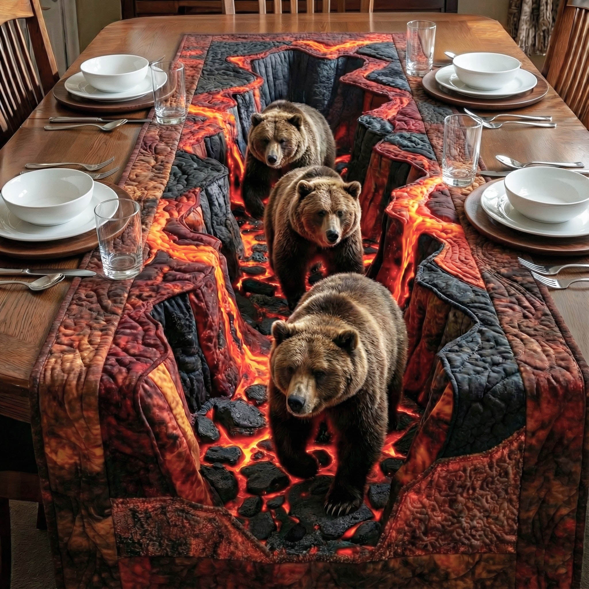 Lava Trail Quilted Table Runner GFTONT6240