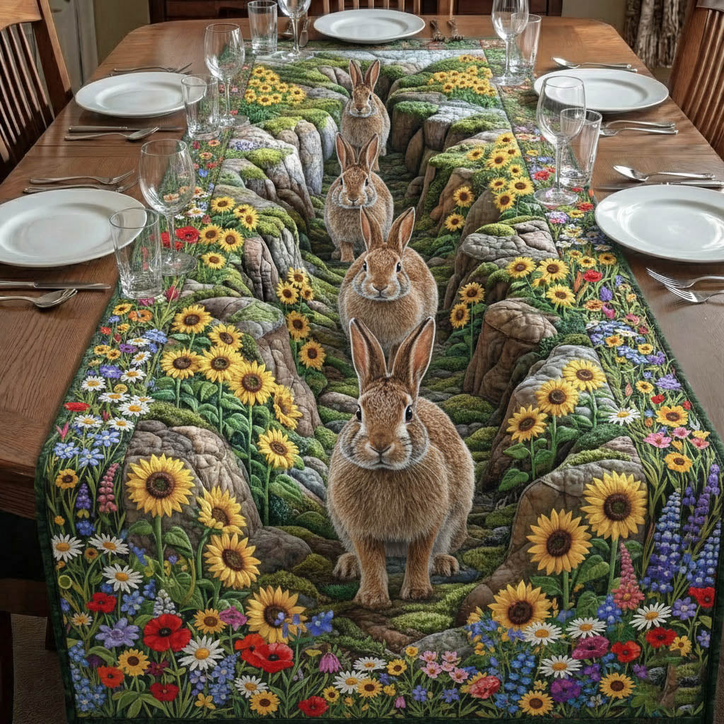 Bunny Heaven Quilted Table Runner GFTONT6257