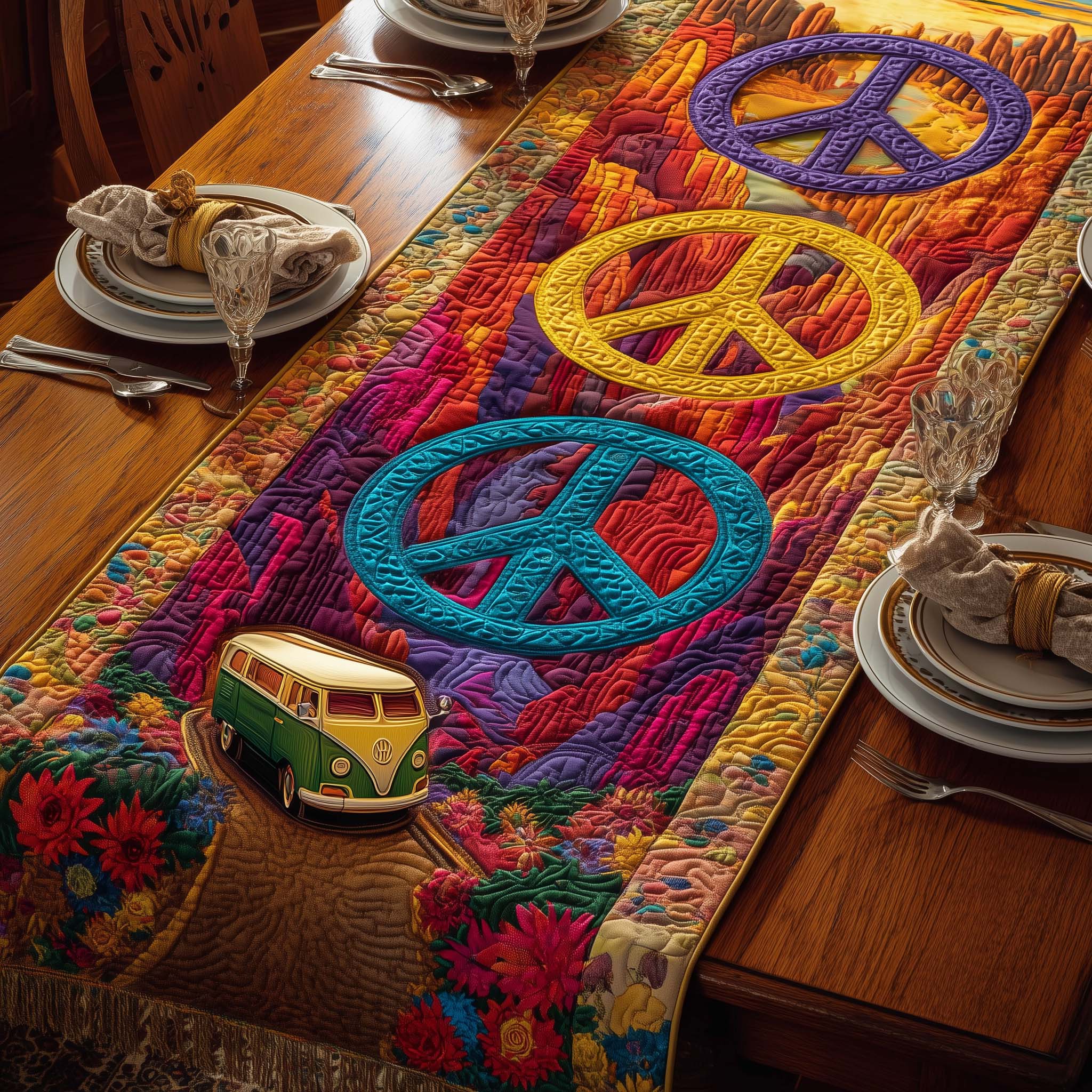 Canyon Peace Quilted Table Runner GFTOQM1592