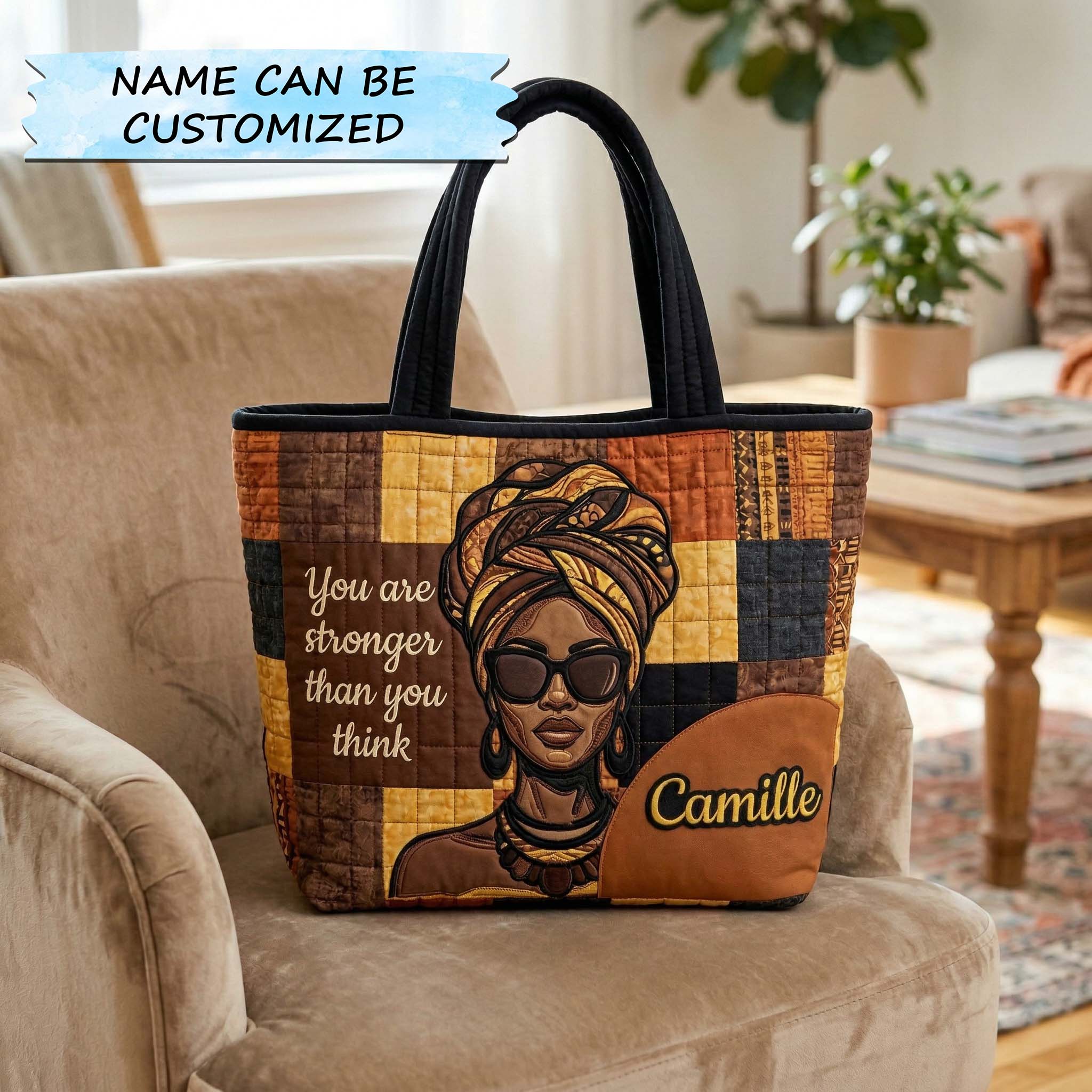 Queen Butterfly Quilted Tote Bag QTCUZ GFTOQM3929