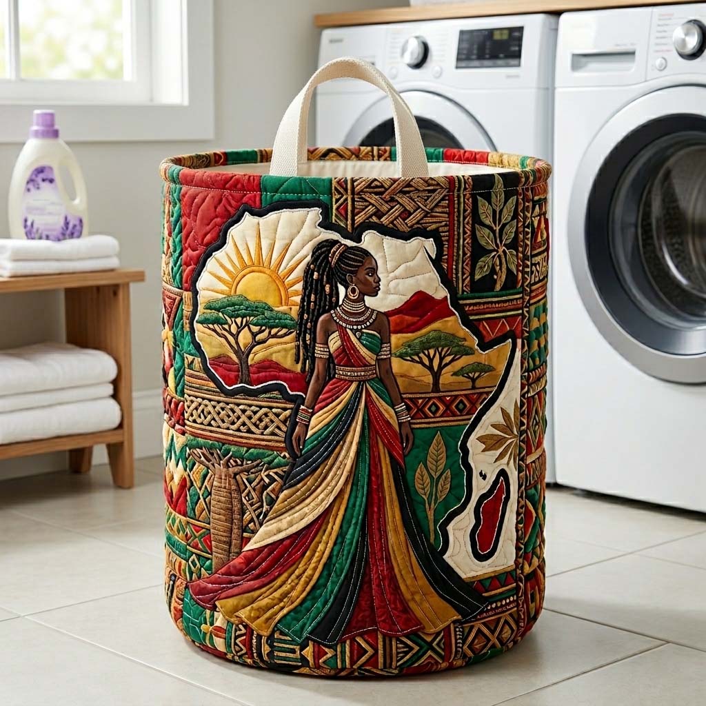 Queen Essence Quilted Laundry Basket GFTOQM4168