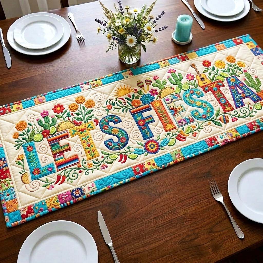 Cinco de Mayo Quilted Table Runner GFTOQM4341