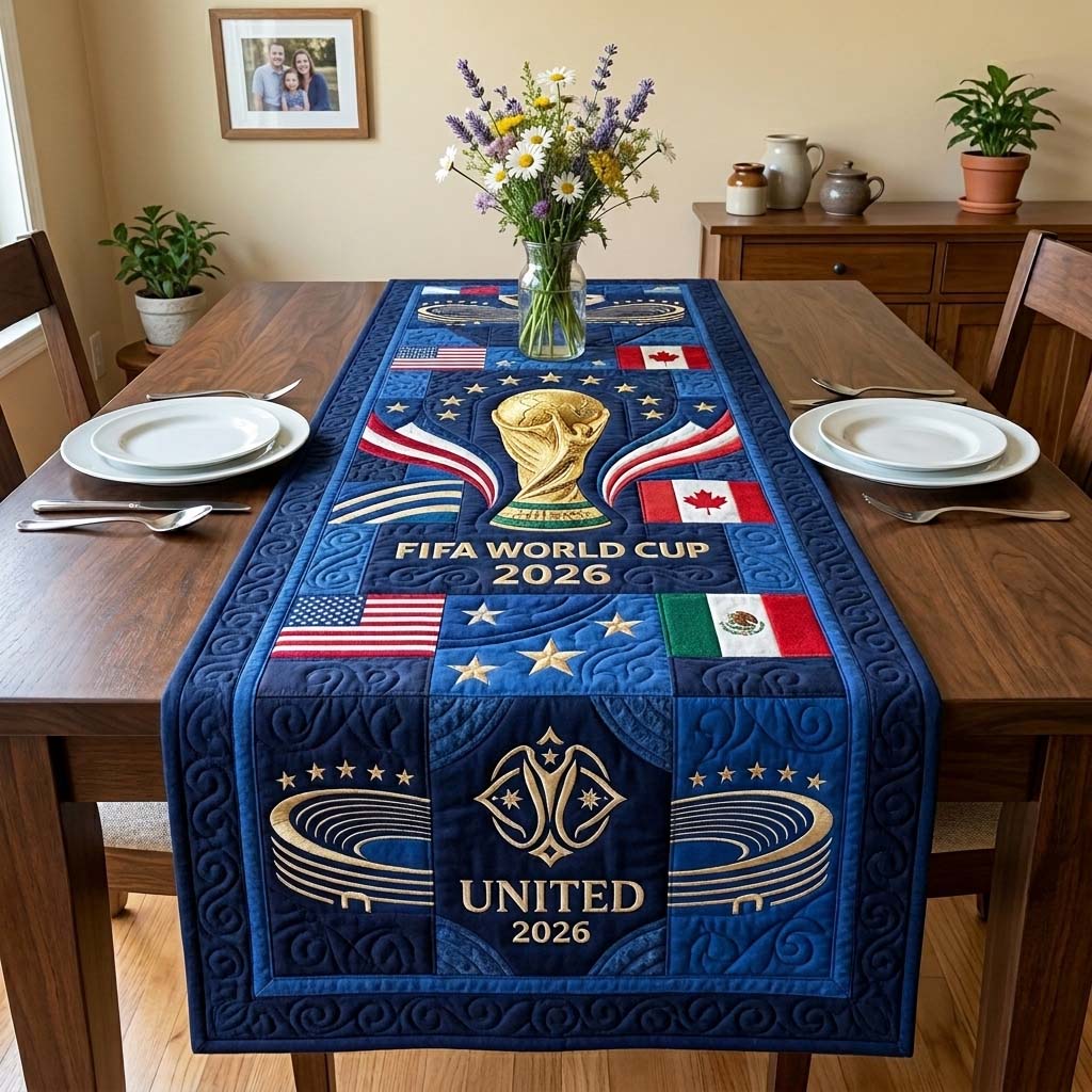 World Cup Quilted Table Runner GFTOQM4343
