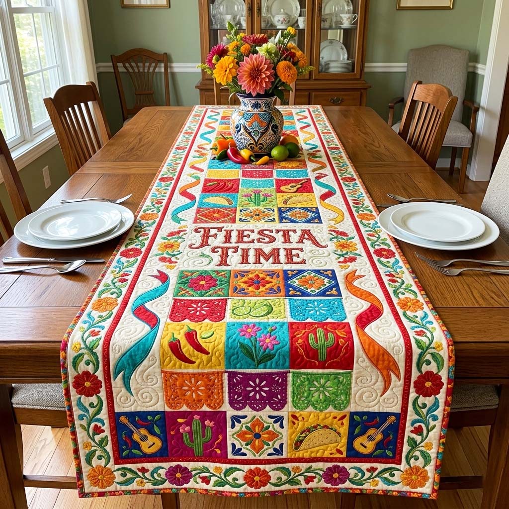 Cinco de Mayo Quilted Table Runner GFTOQM4388