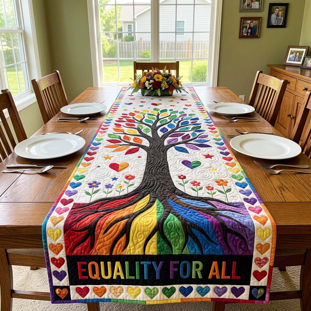 Tree of Life Quilted Table Runner GFTOQM4698