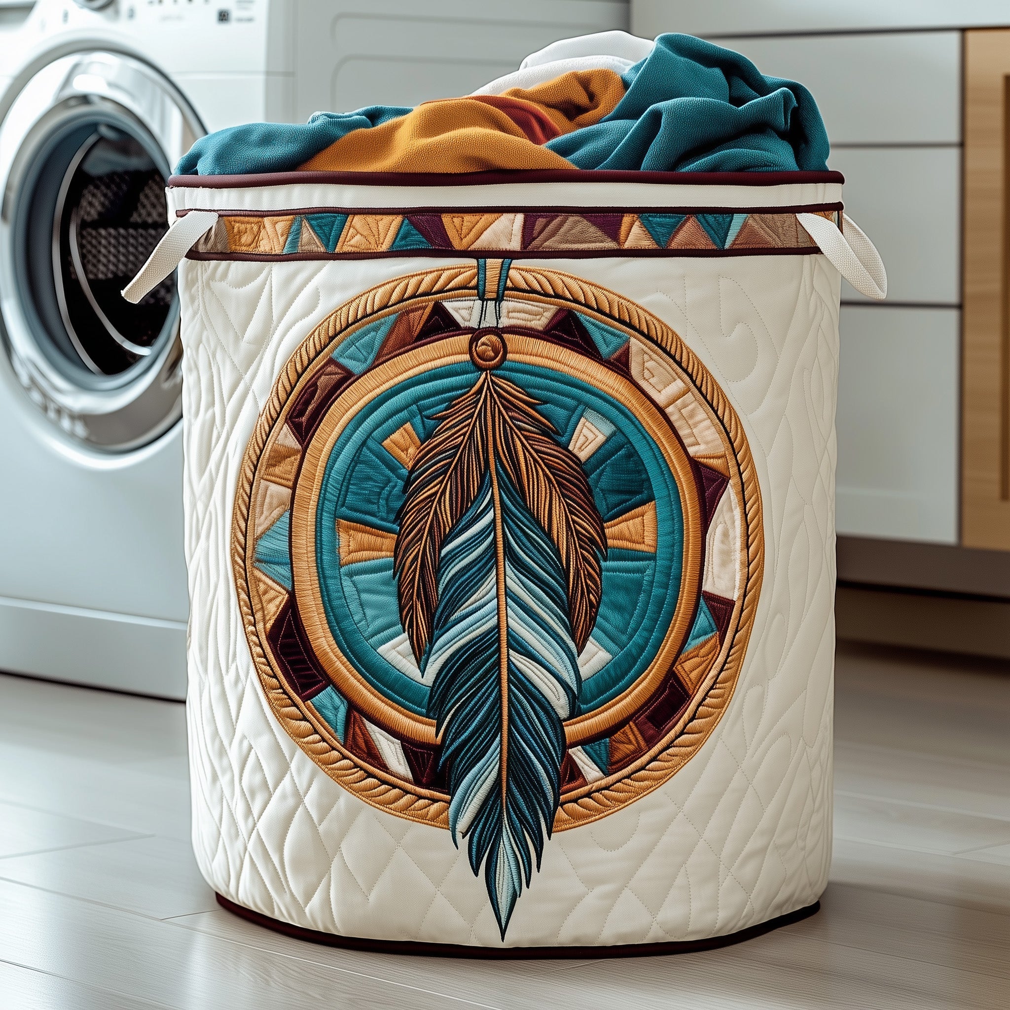 Eternal Harmony Dreamcatcher Quilted Laundry Basket GFTOTG692