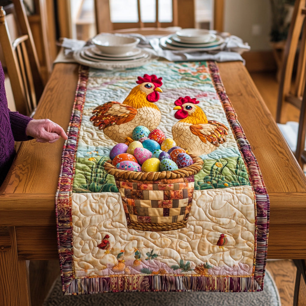 Easter Chicks Quilted Table Runner GFTOTL2736