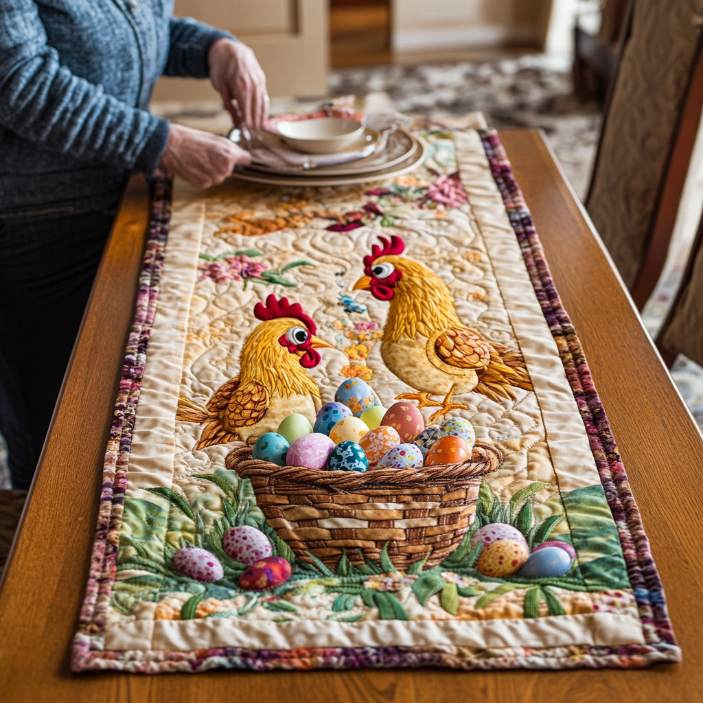 Easter Chicks Quilted Table Runner GFTOTL2747