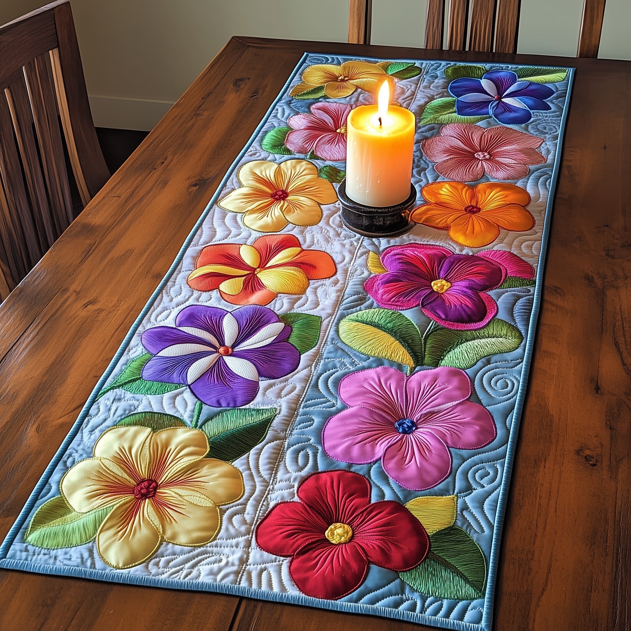 Aloha Petals Quilted Table Runner GFTOTL3193